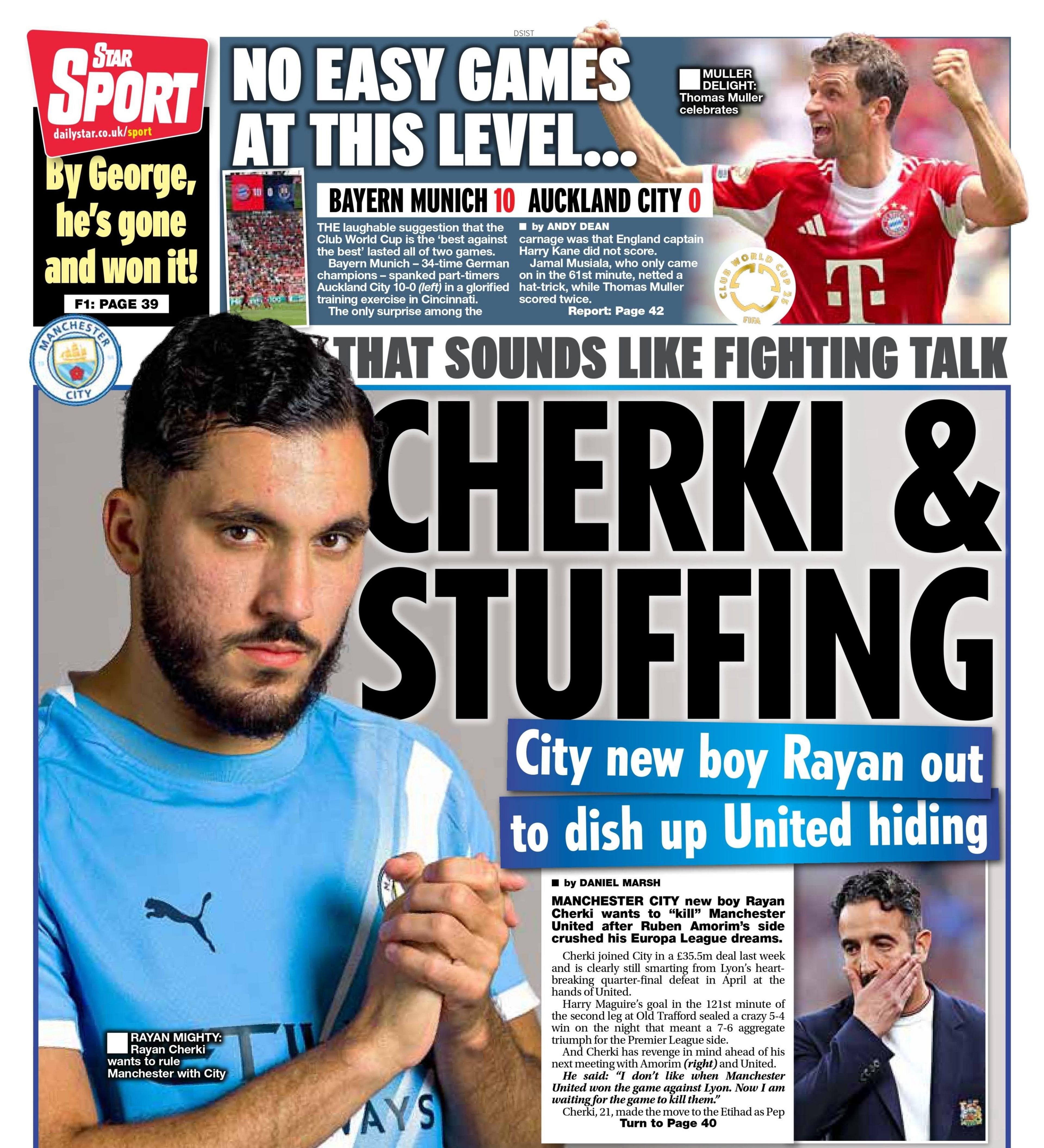 Monday's Daily Star