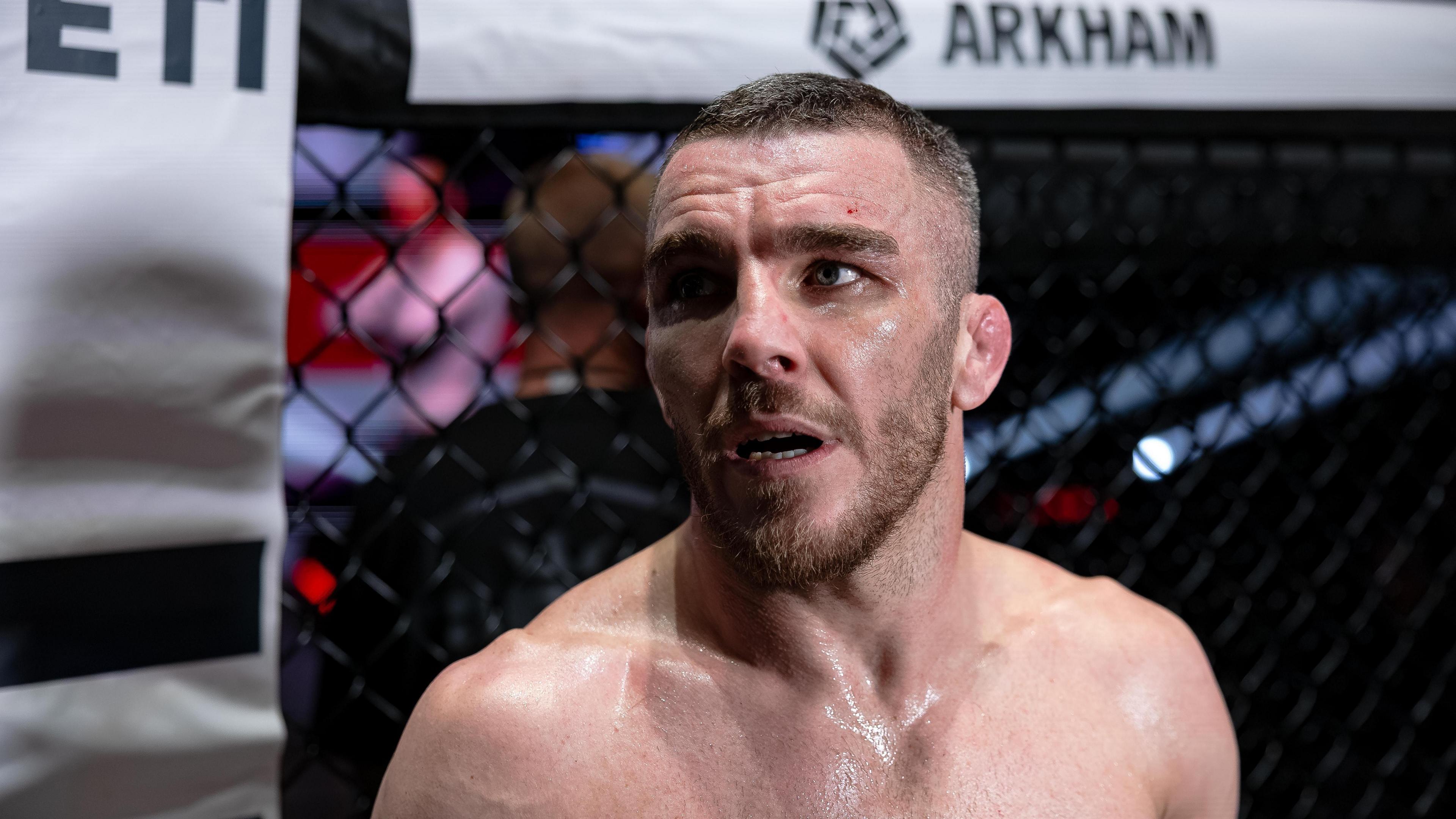 Dean Garnett competing in the PFL