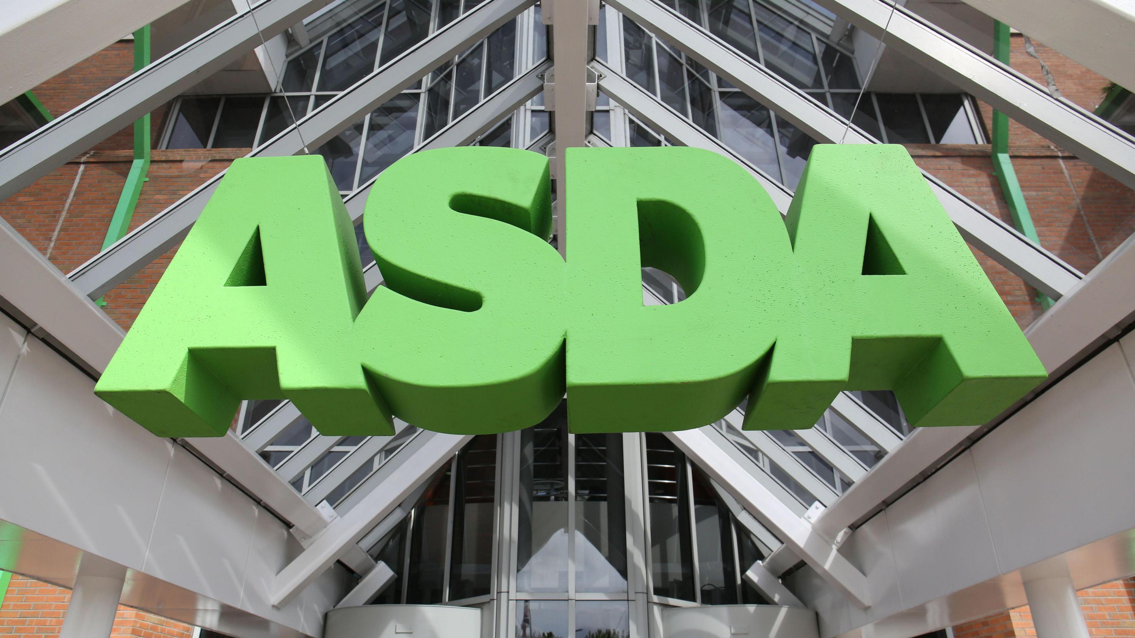 Undated file photo of the Asda sign