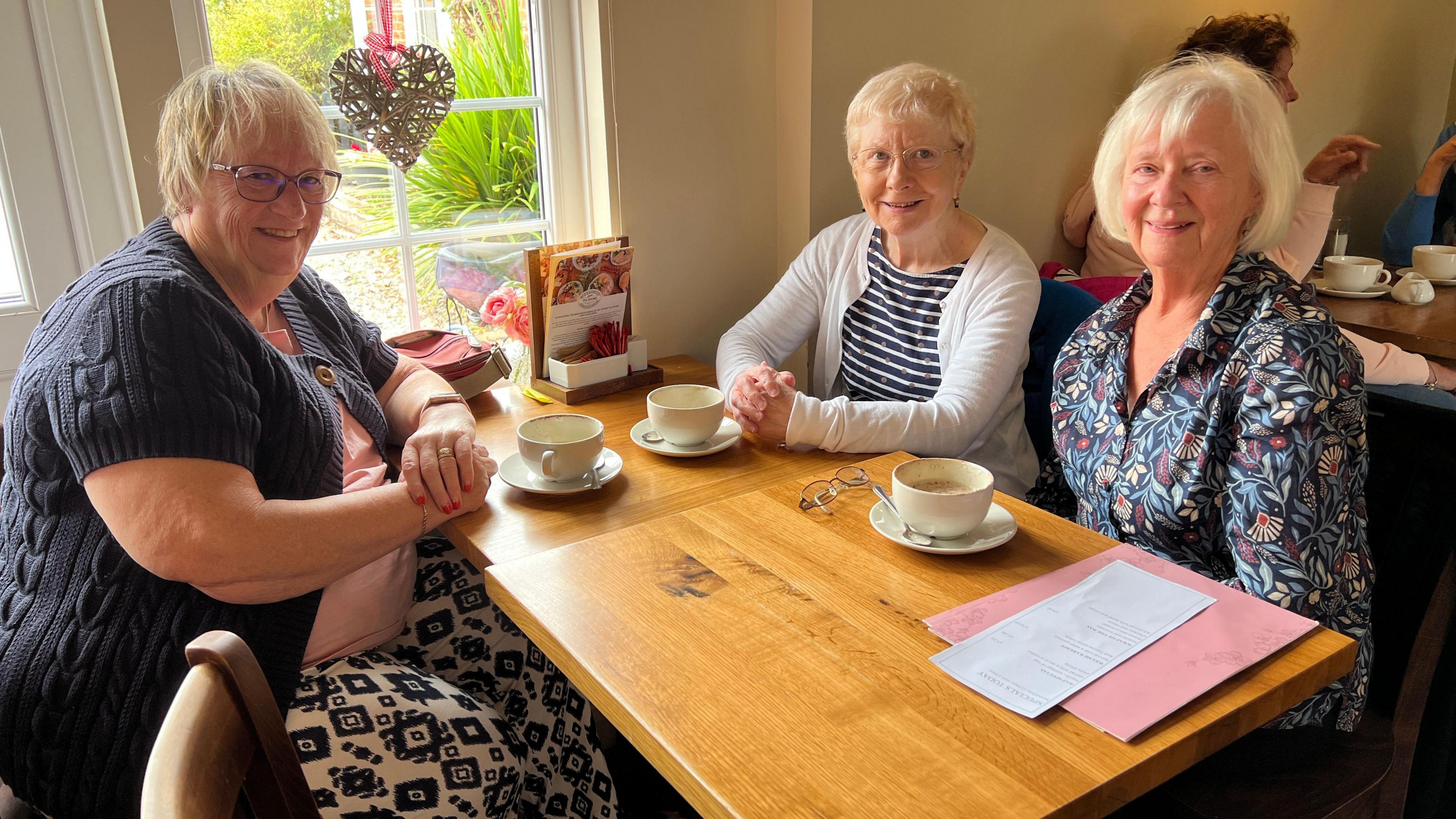 Ann Cockell, Janet Burton and Penny Fleming