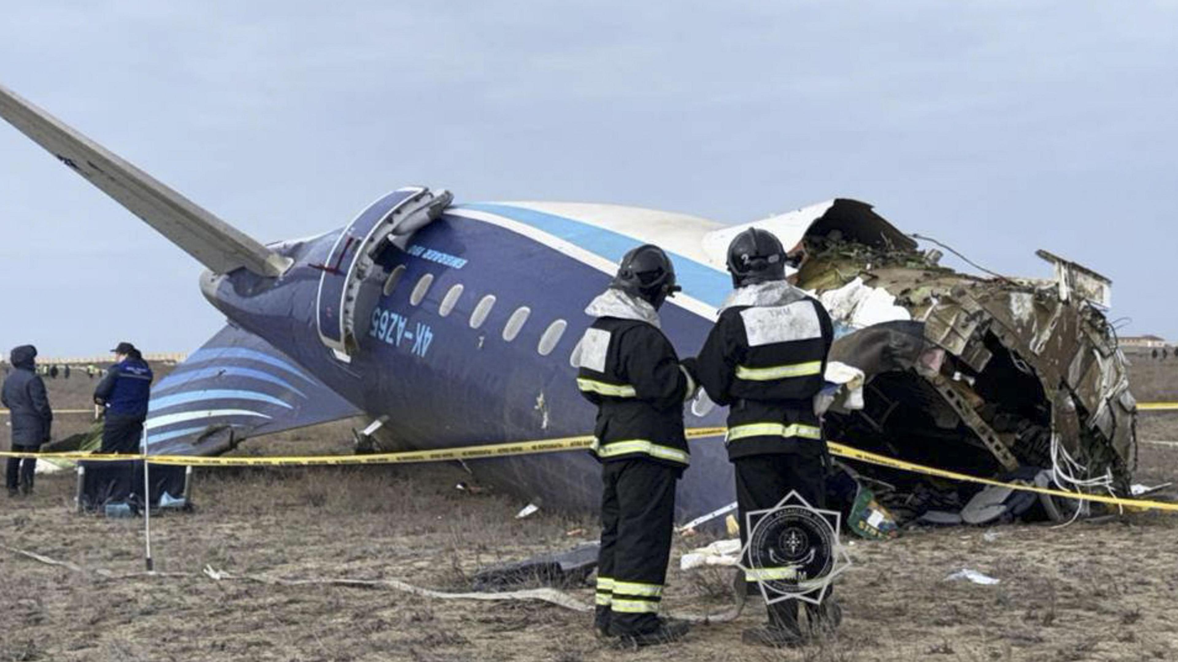 Site of 25 December crash in Kazakhstan