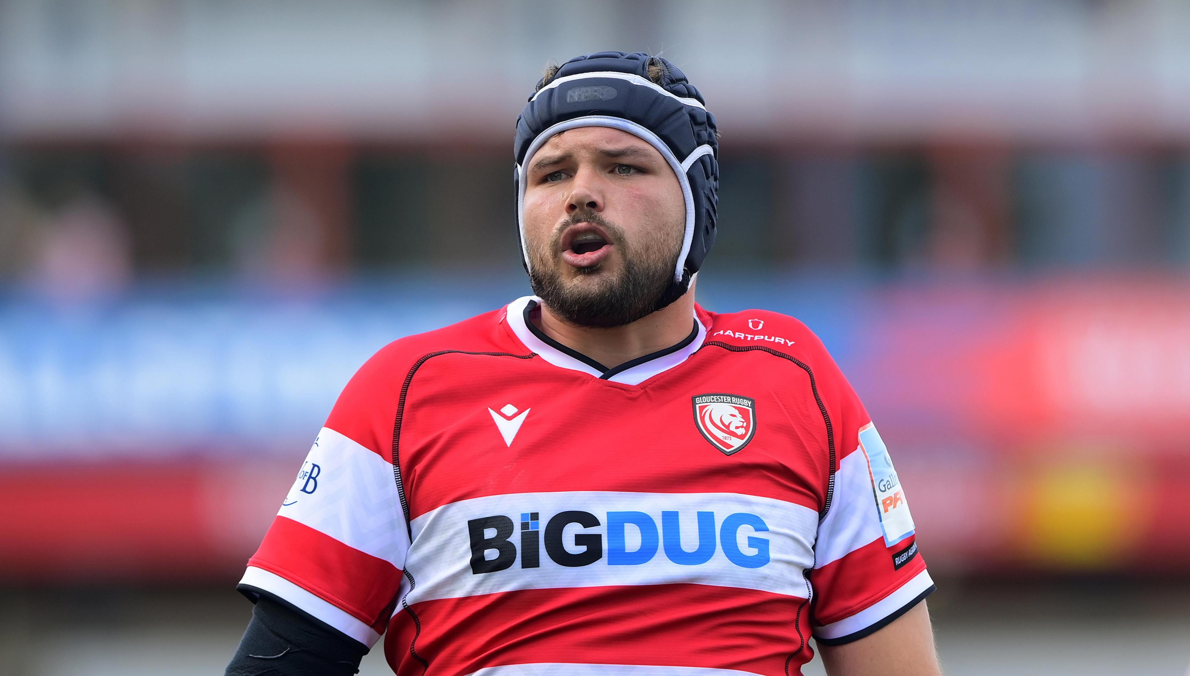 Cam Jordan in action for Gloucester