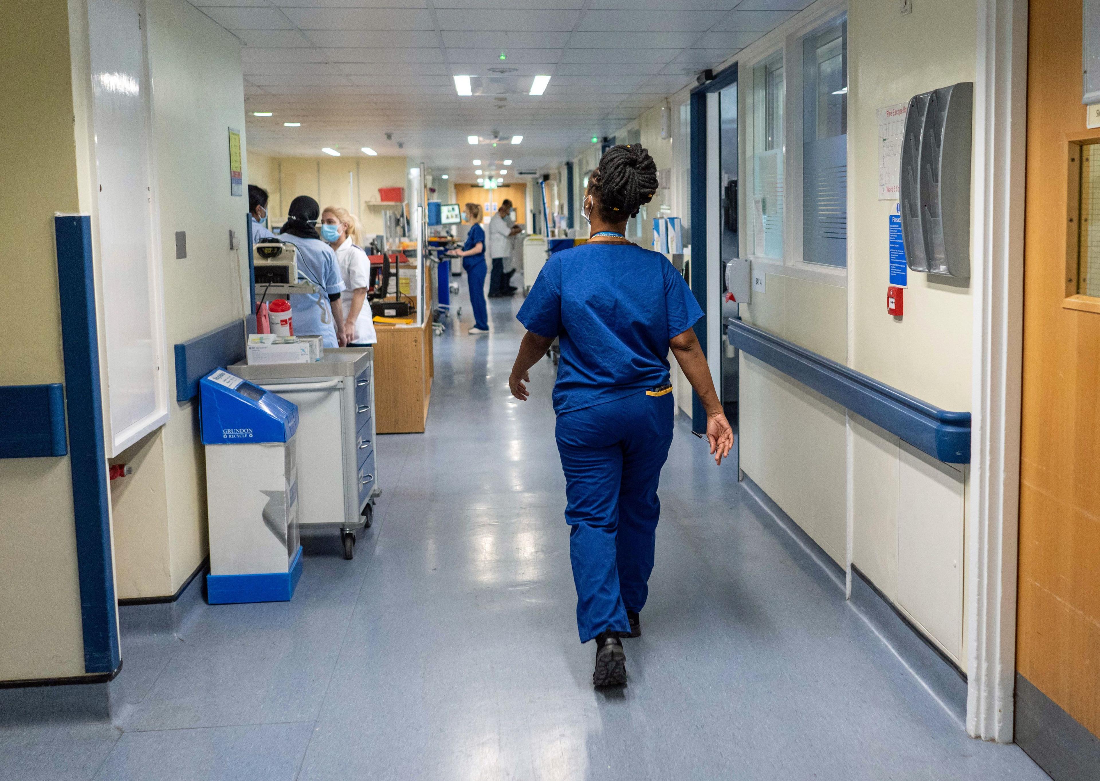 Nursing staff in a hospital