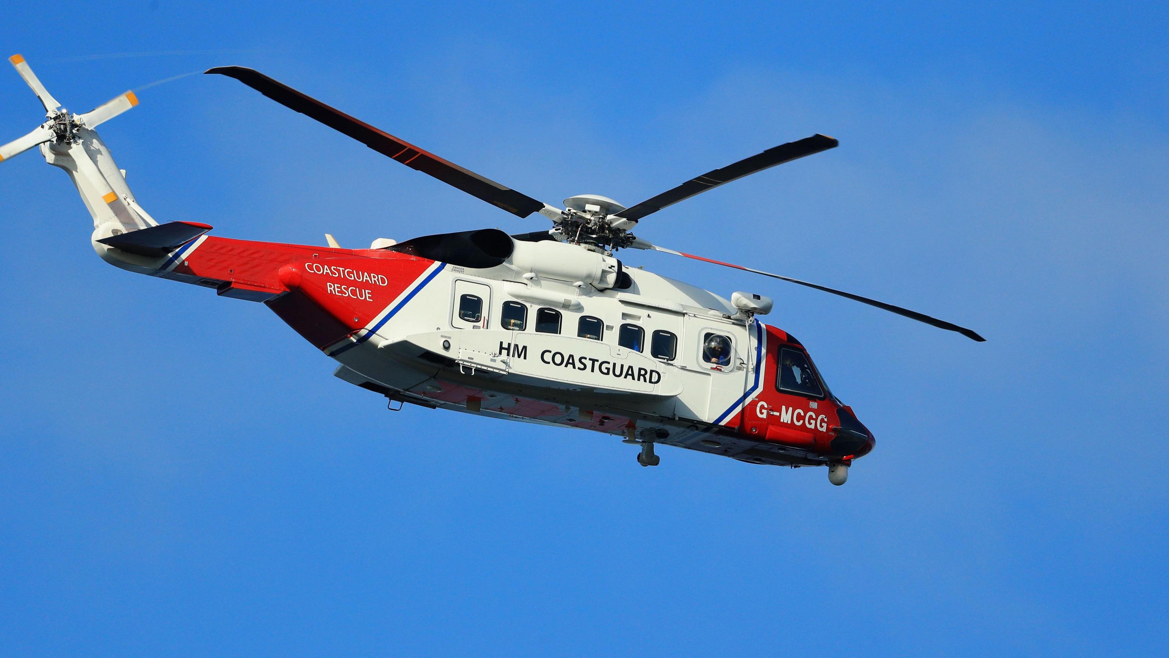 HM Coastguard helicopter