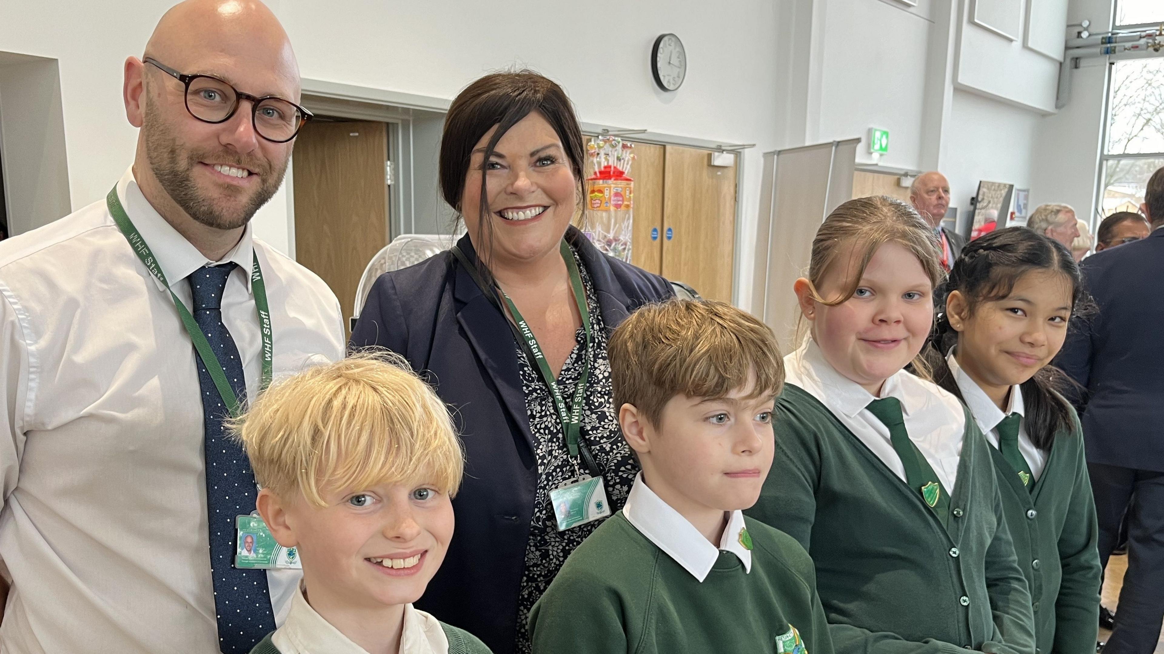 Pupils and staff from Zouch Primary School, Tidworth