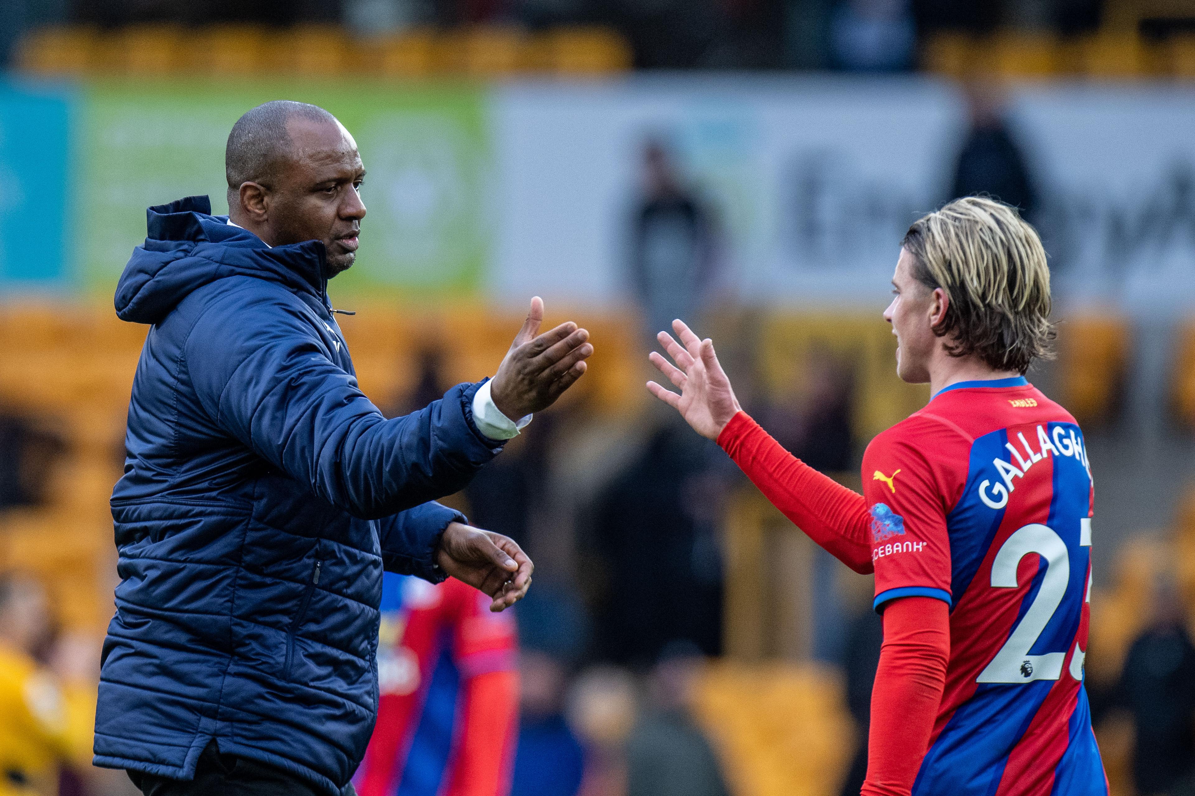Patrick Vieira and Conor Gallagher