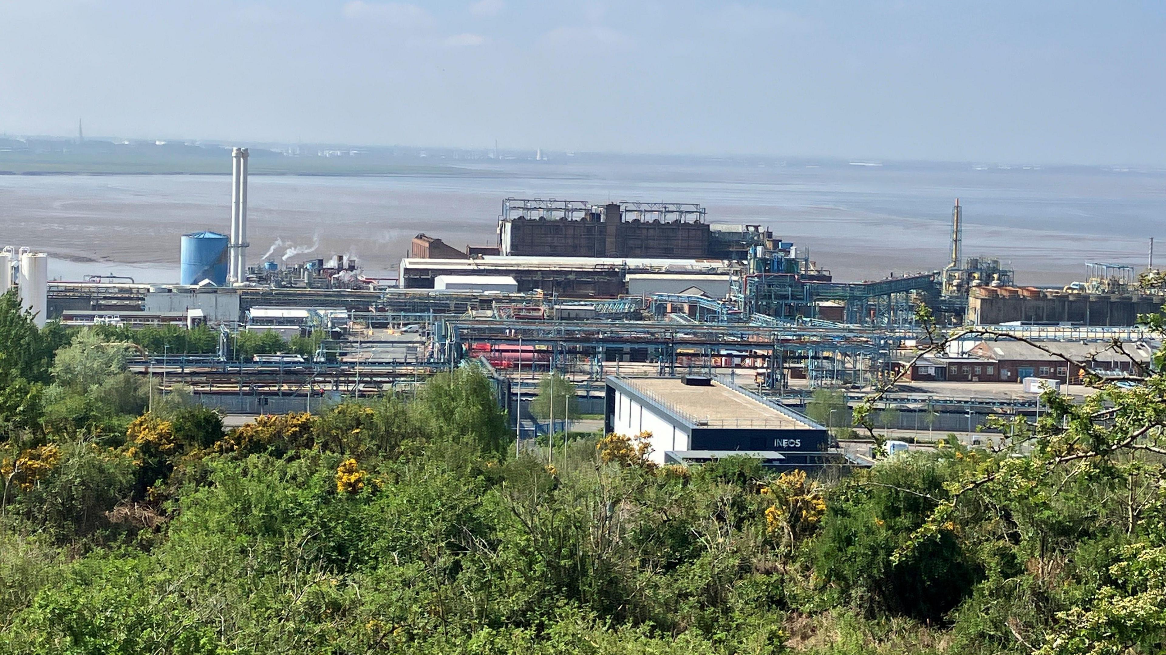 The EFW Facility in Runcorn is situated on the banks of the River Mersey, which can be seen in the background.