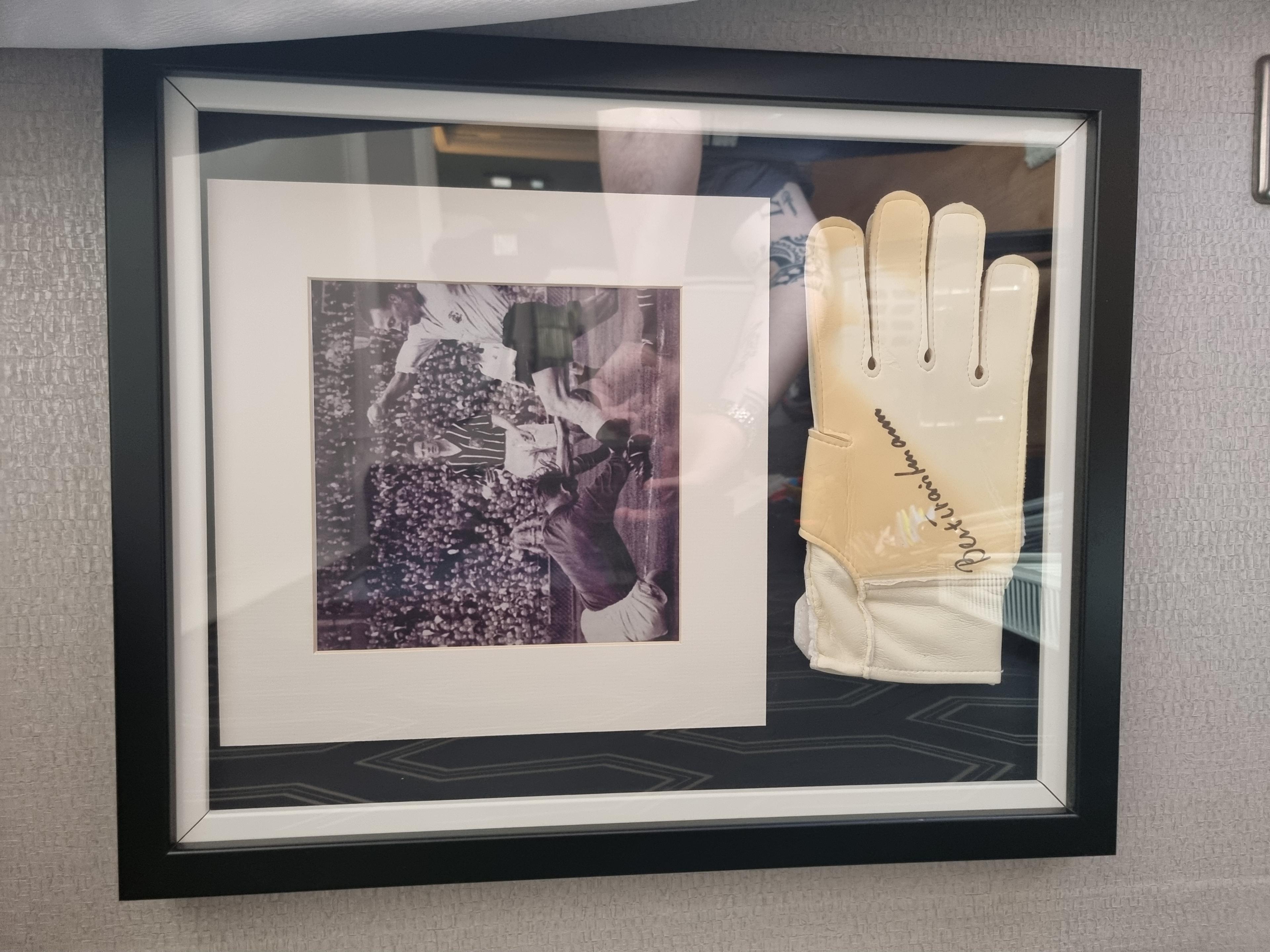 Bert Trautmann goalkeeper glove