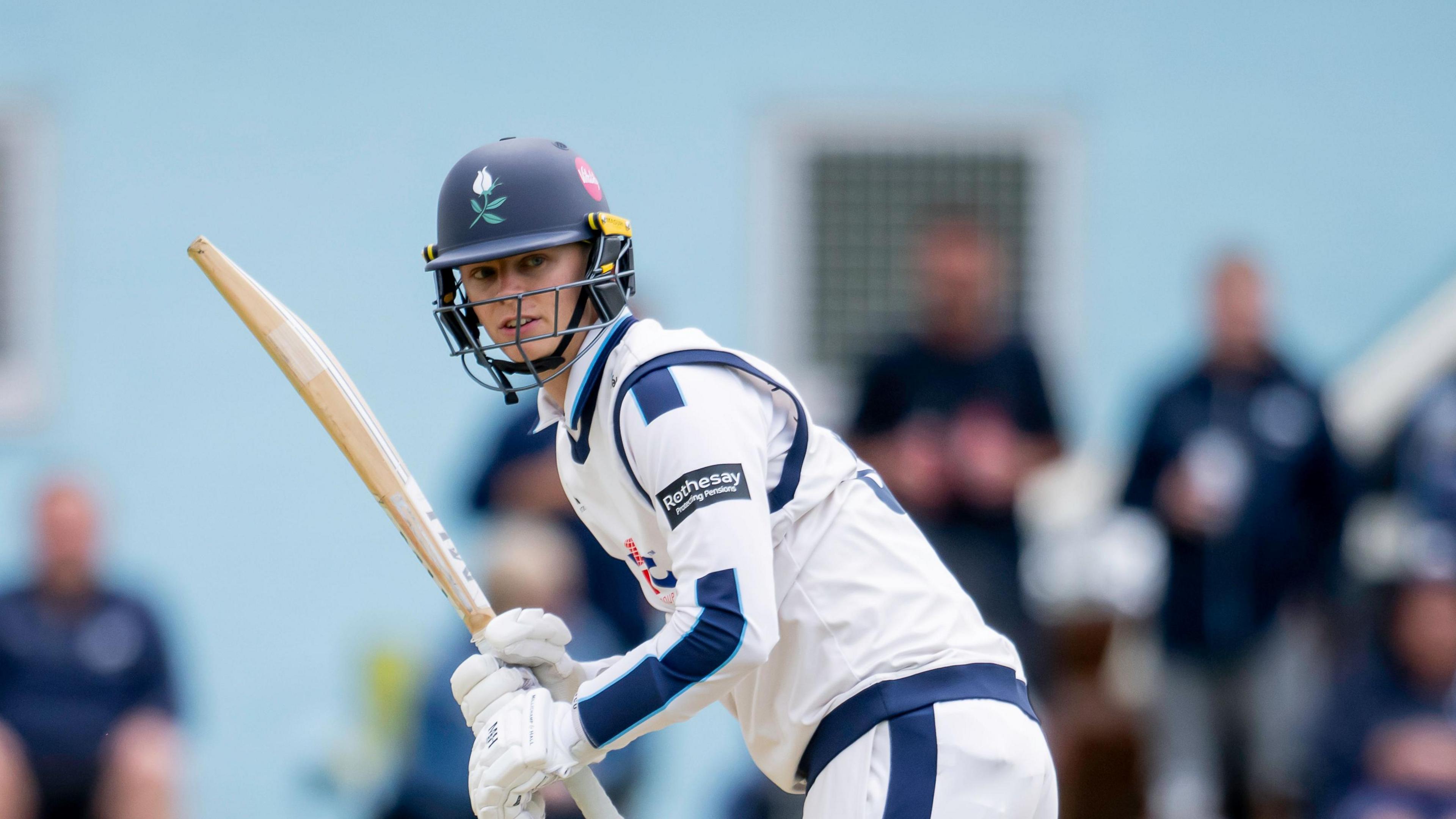 Will Luxton in action for Yorkshire