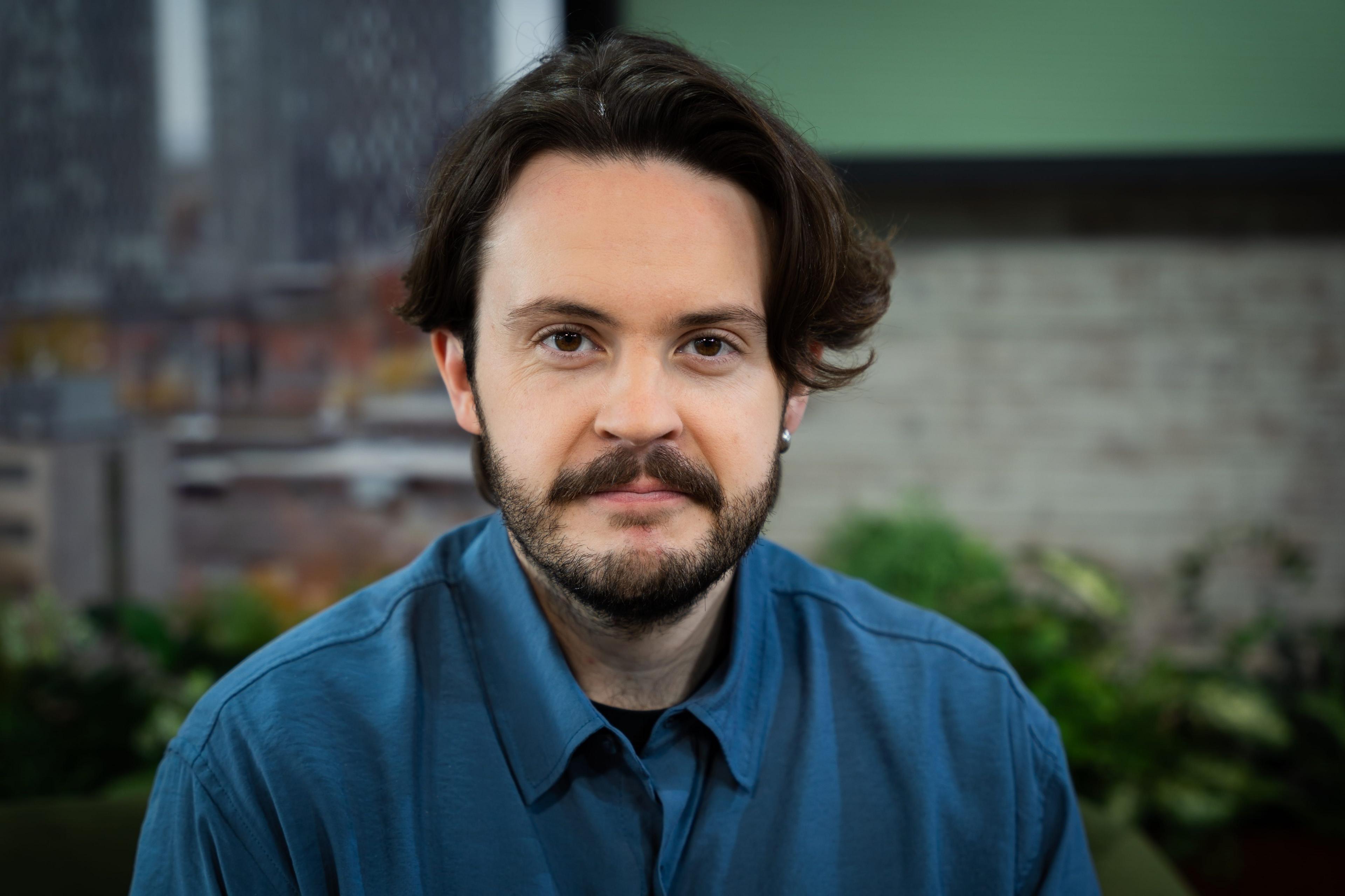 Nick Stapleton in the Morning Live Studio