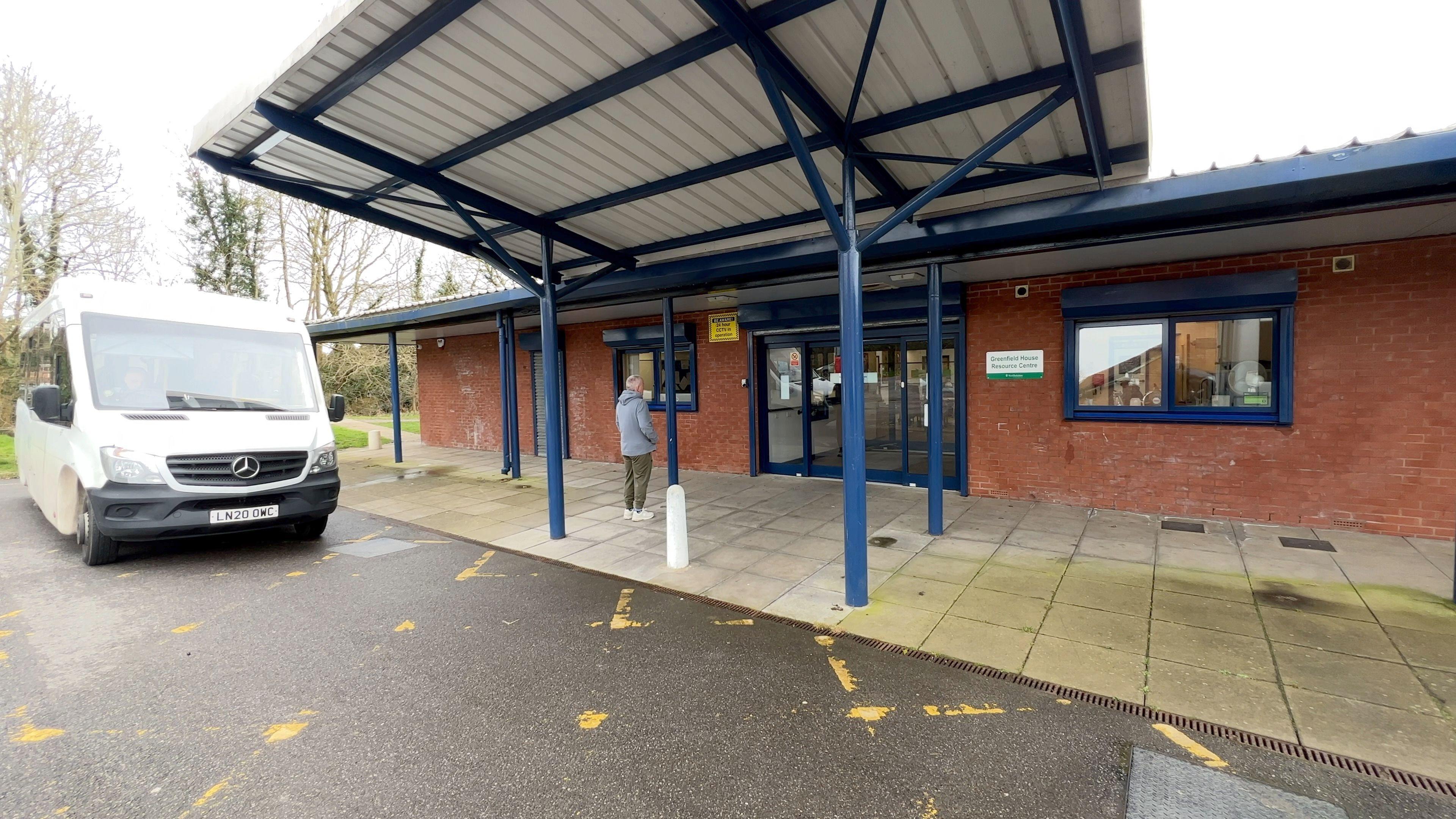 The outside of Greenfield House Resource Centre in Calcot, which now faces being shut down.