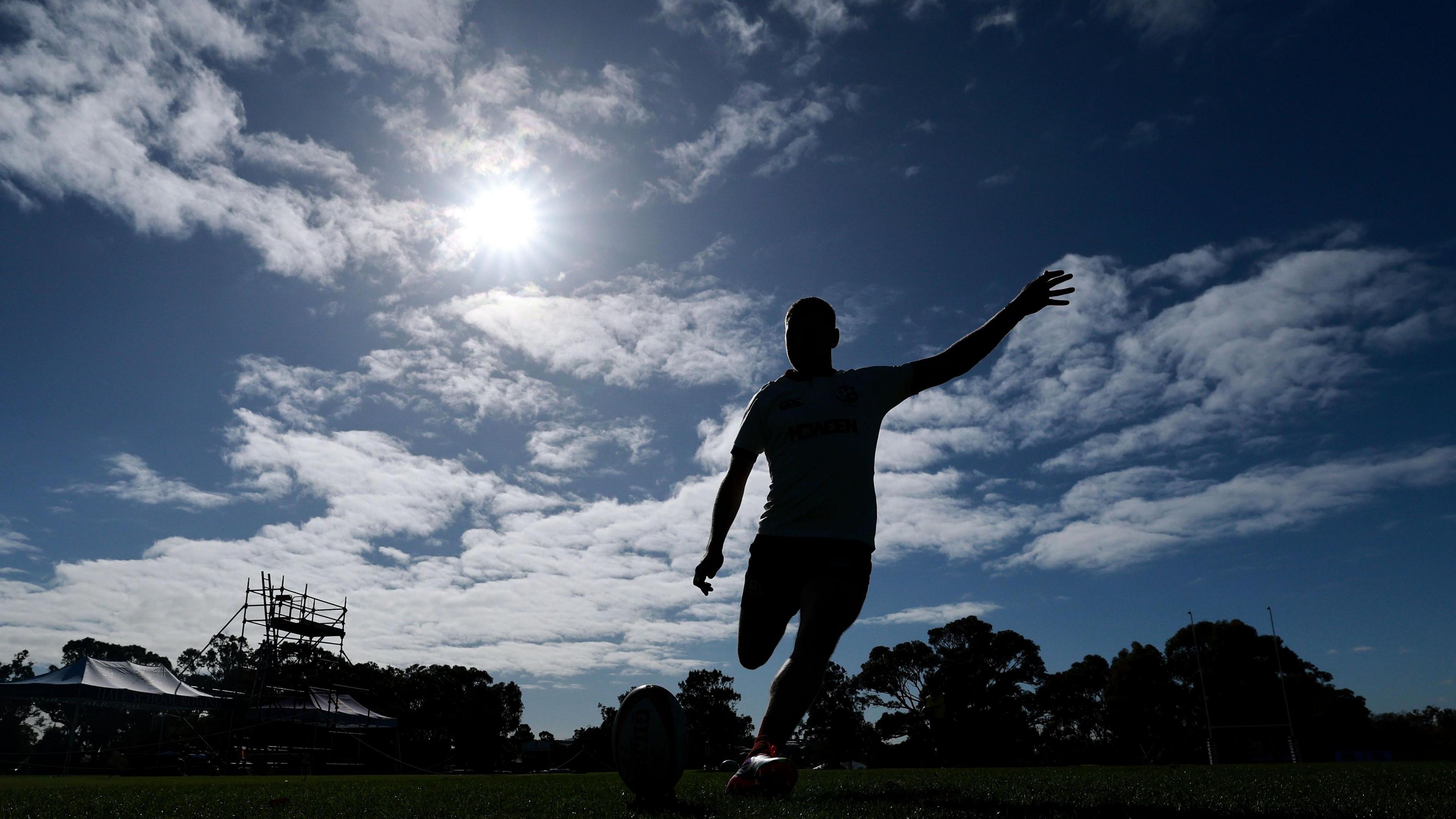 Finn Russell during British & Irish Lions Squad Training, Hale School, Perth, Australia