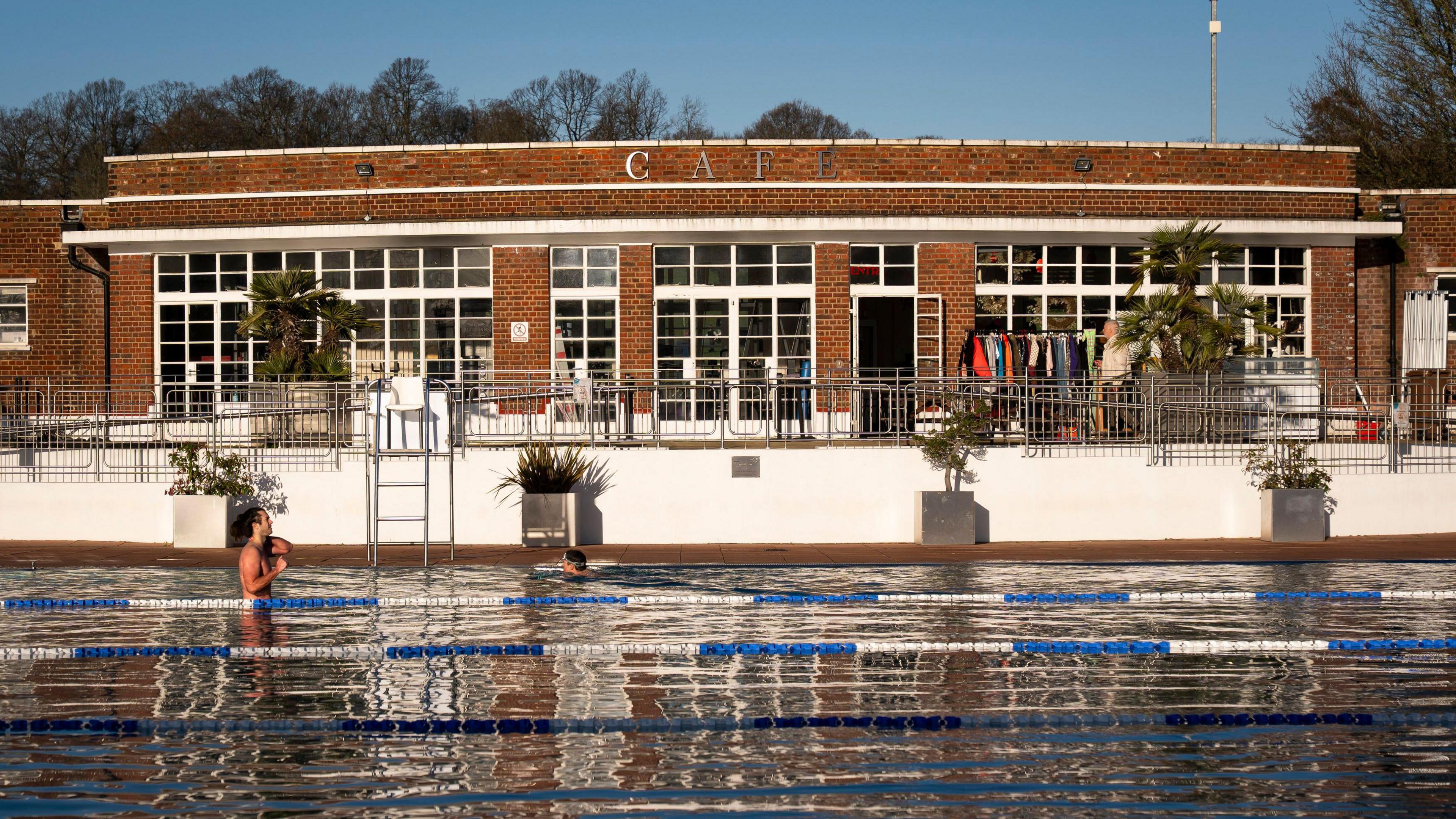 The Parliament Hill Lido Cafe.