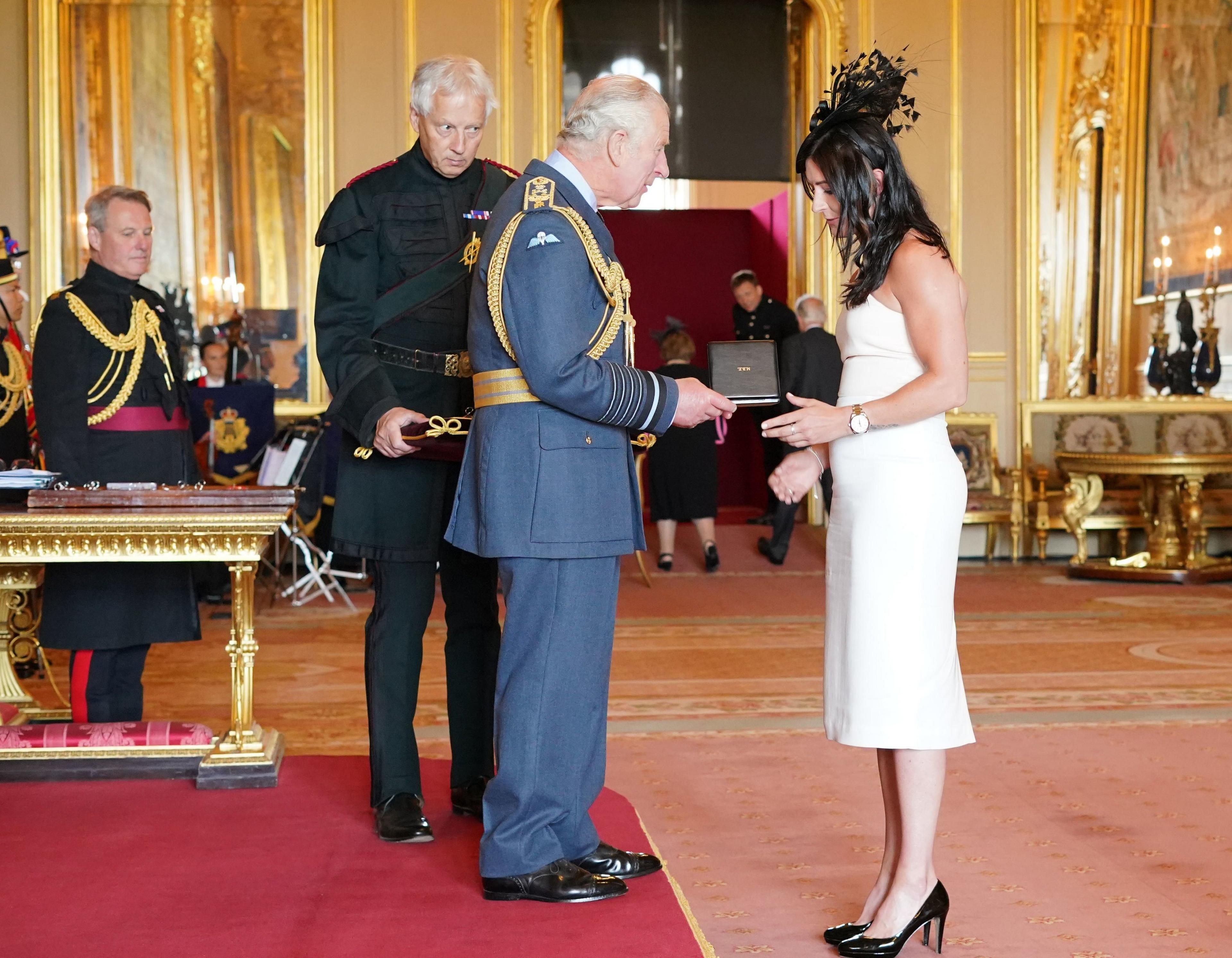 Prince Charles and Eve Muirhead