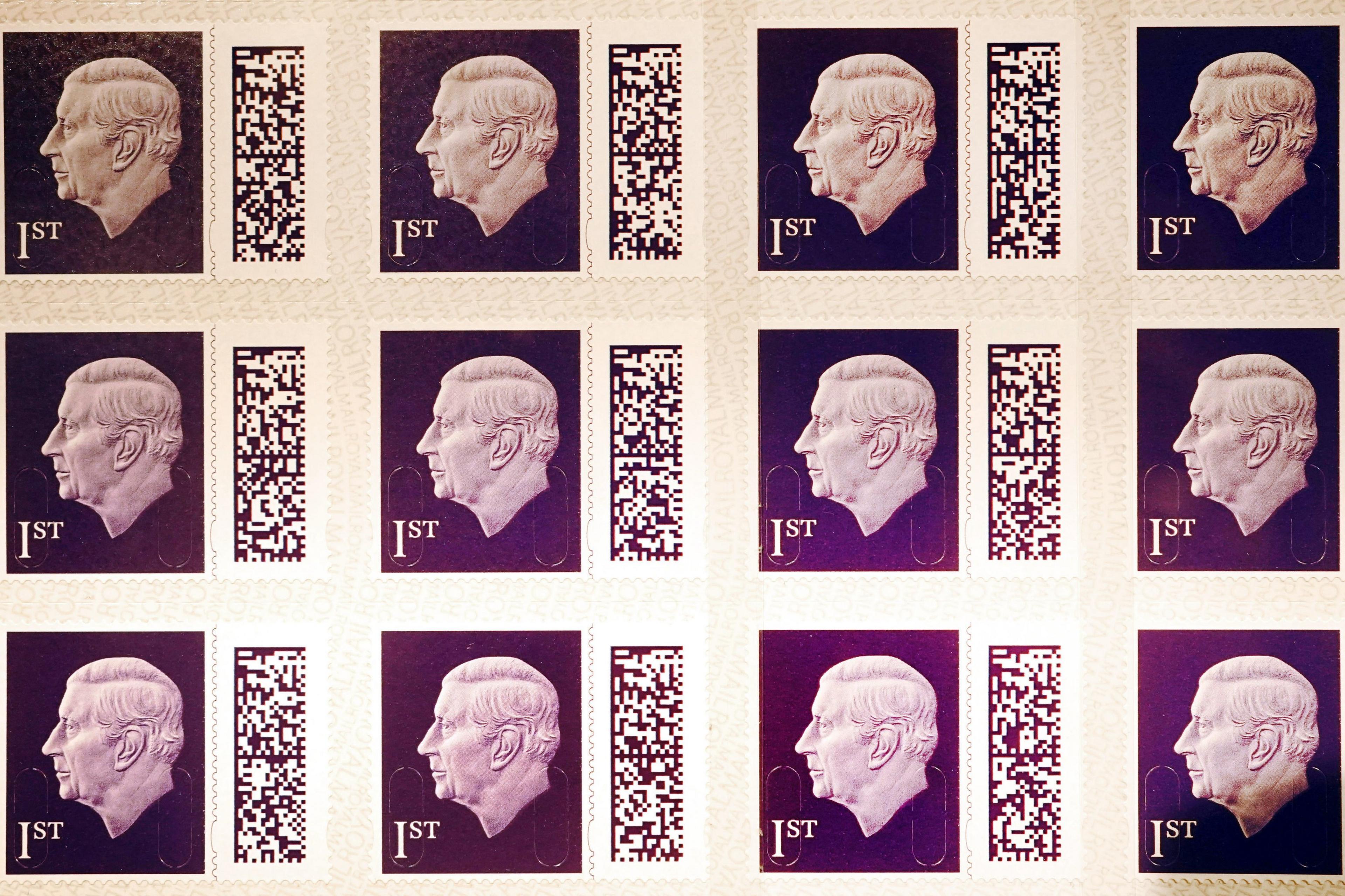 News King Charles III stamp