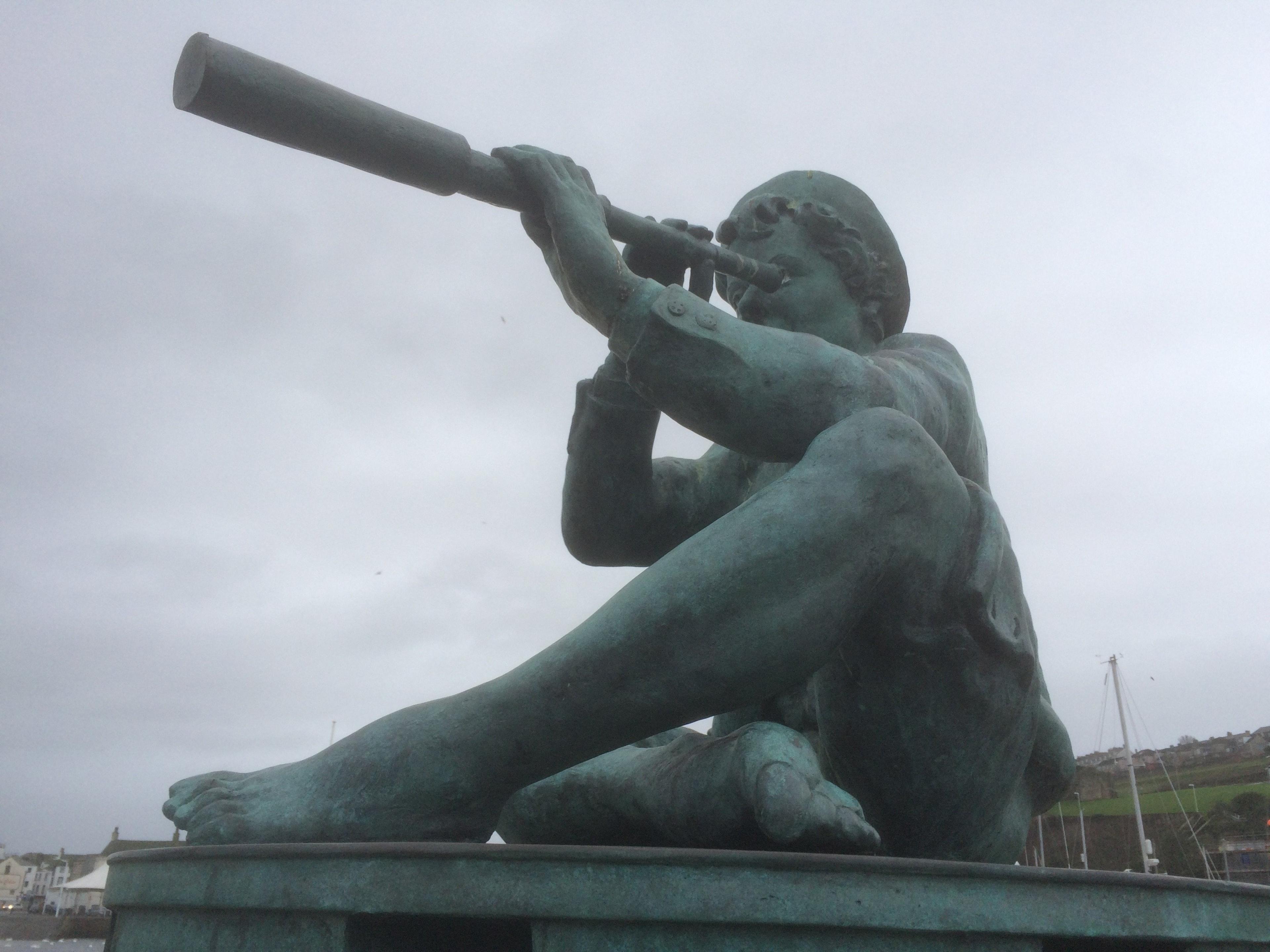 Statue in Whitehaven in Cumbria