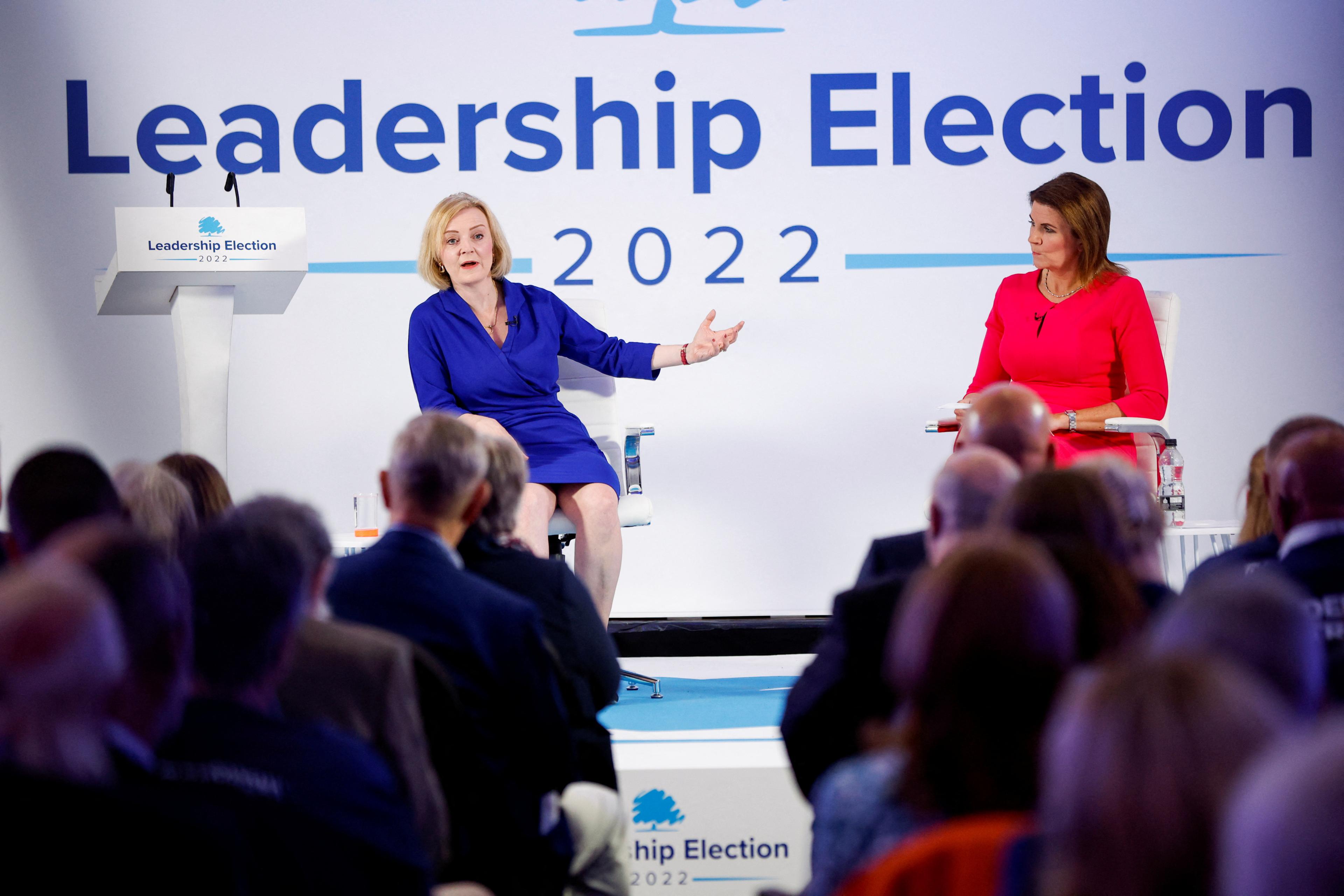 Liz Truss and Julia Hartley-Brewer