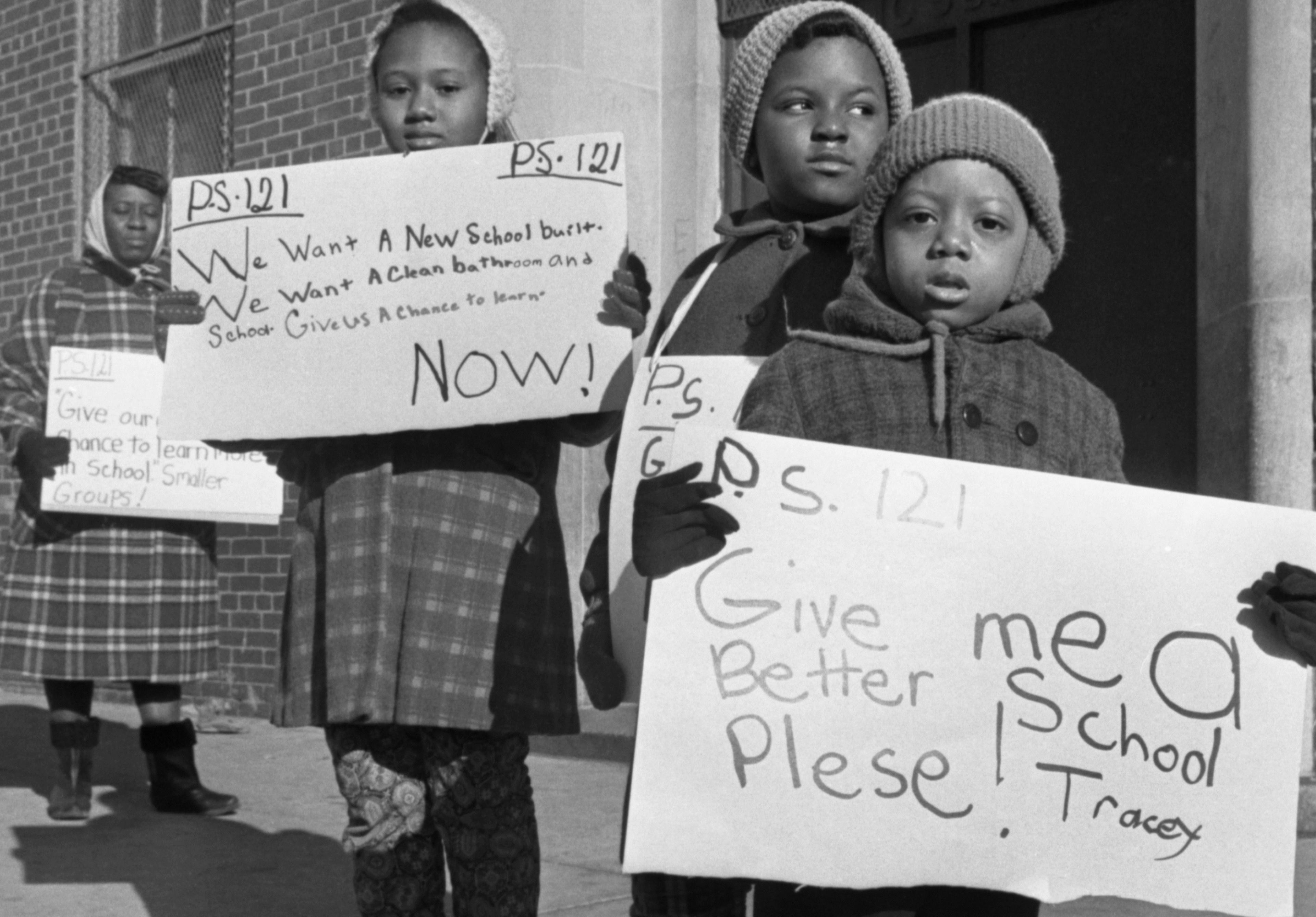 School boycott protests New York City.