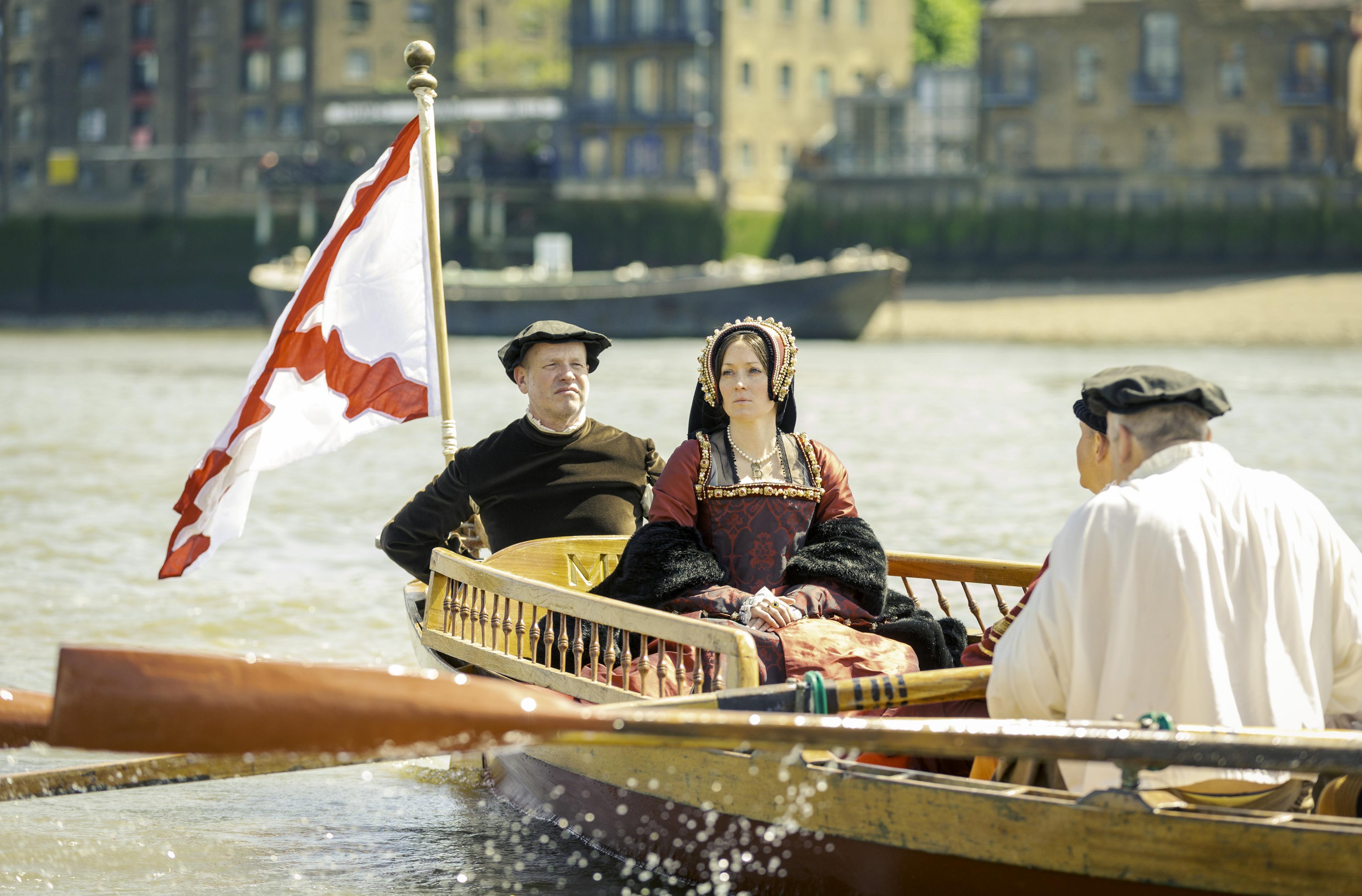 Anne Boleyn on a boat