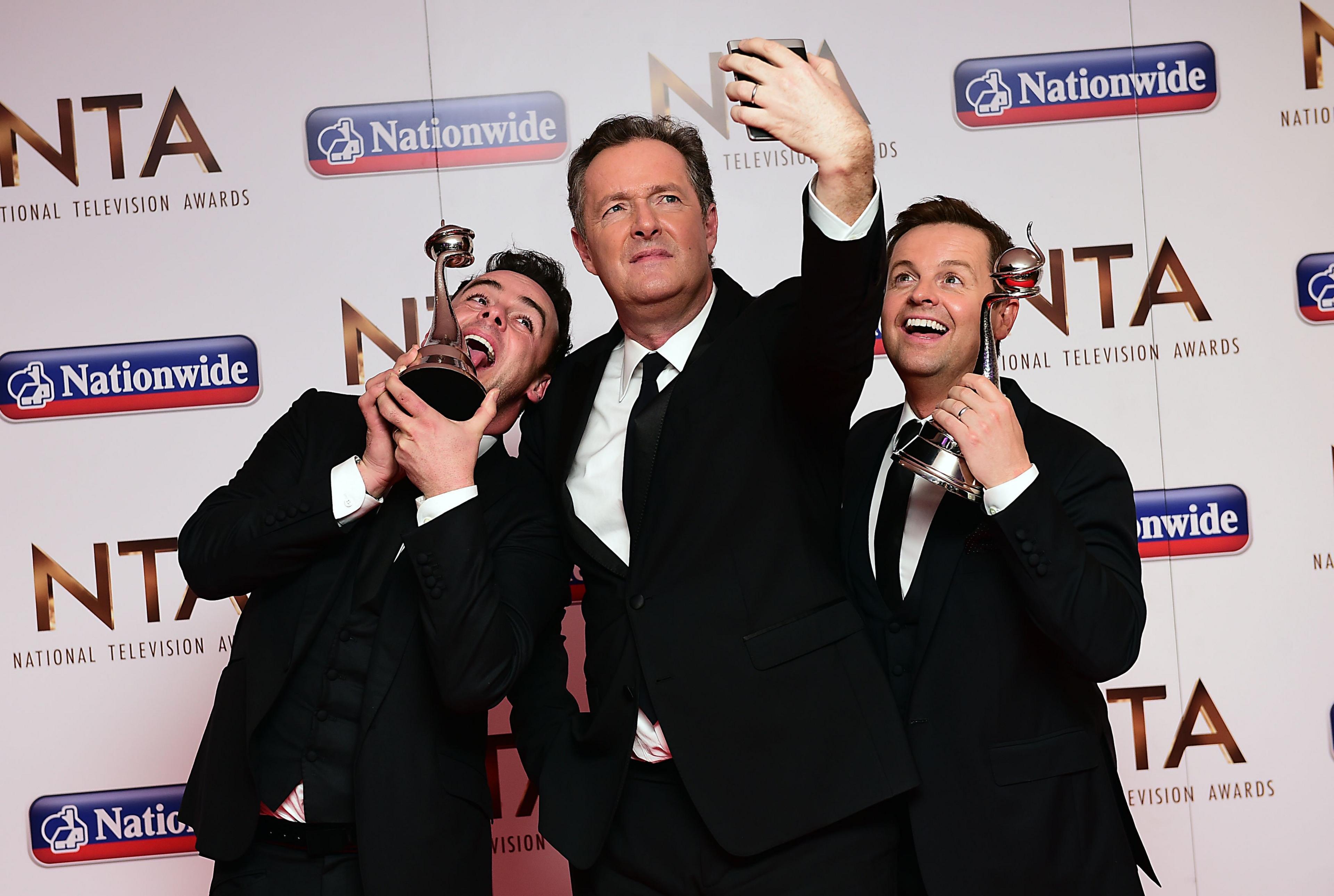 Ant and Dec with Piers Morgan