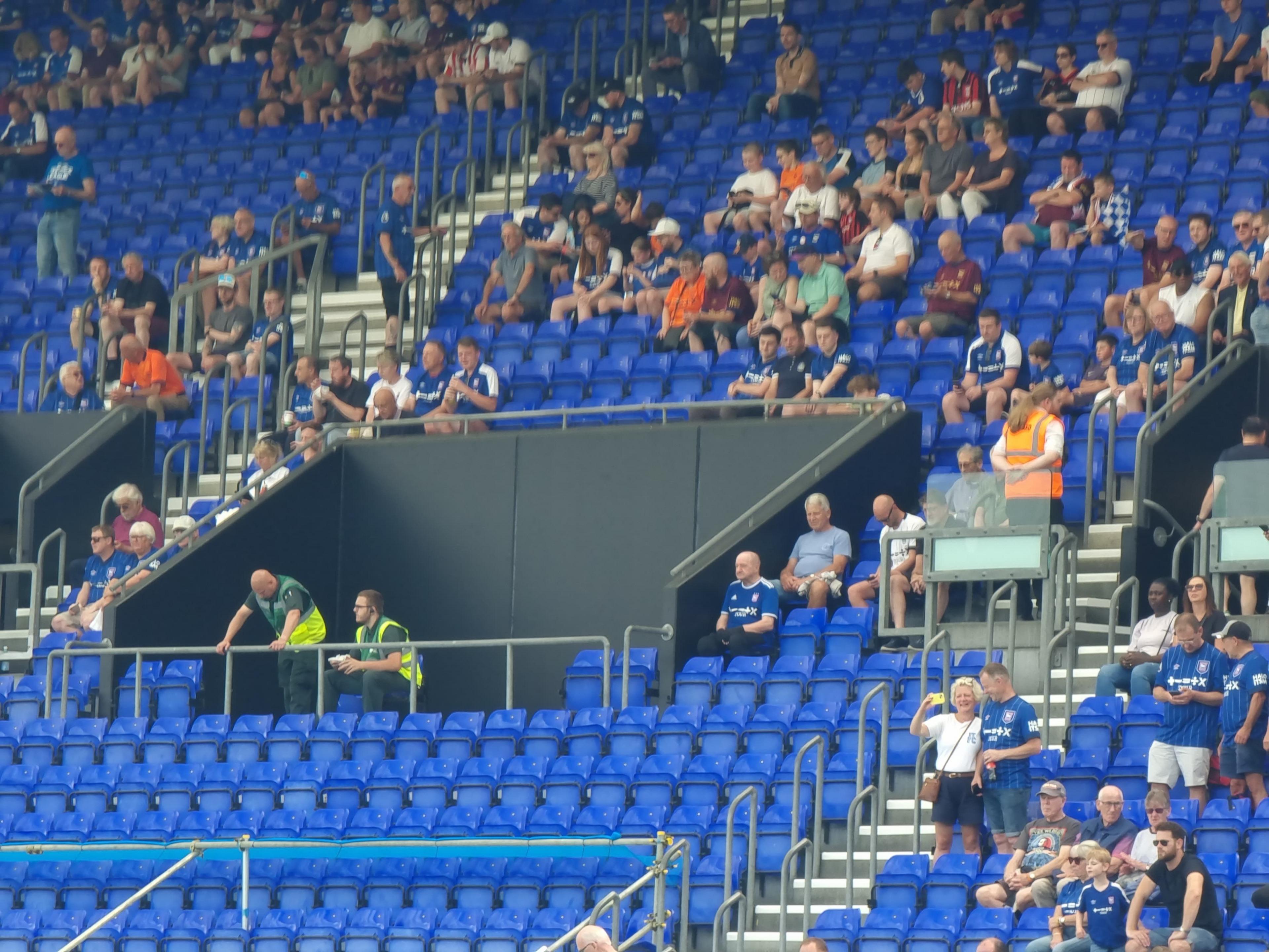 A vomitory at Portman Road