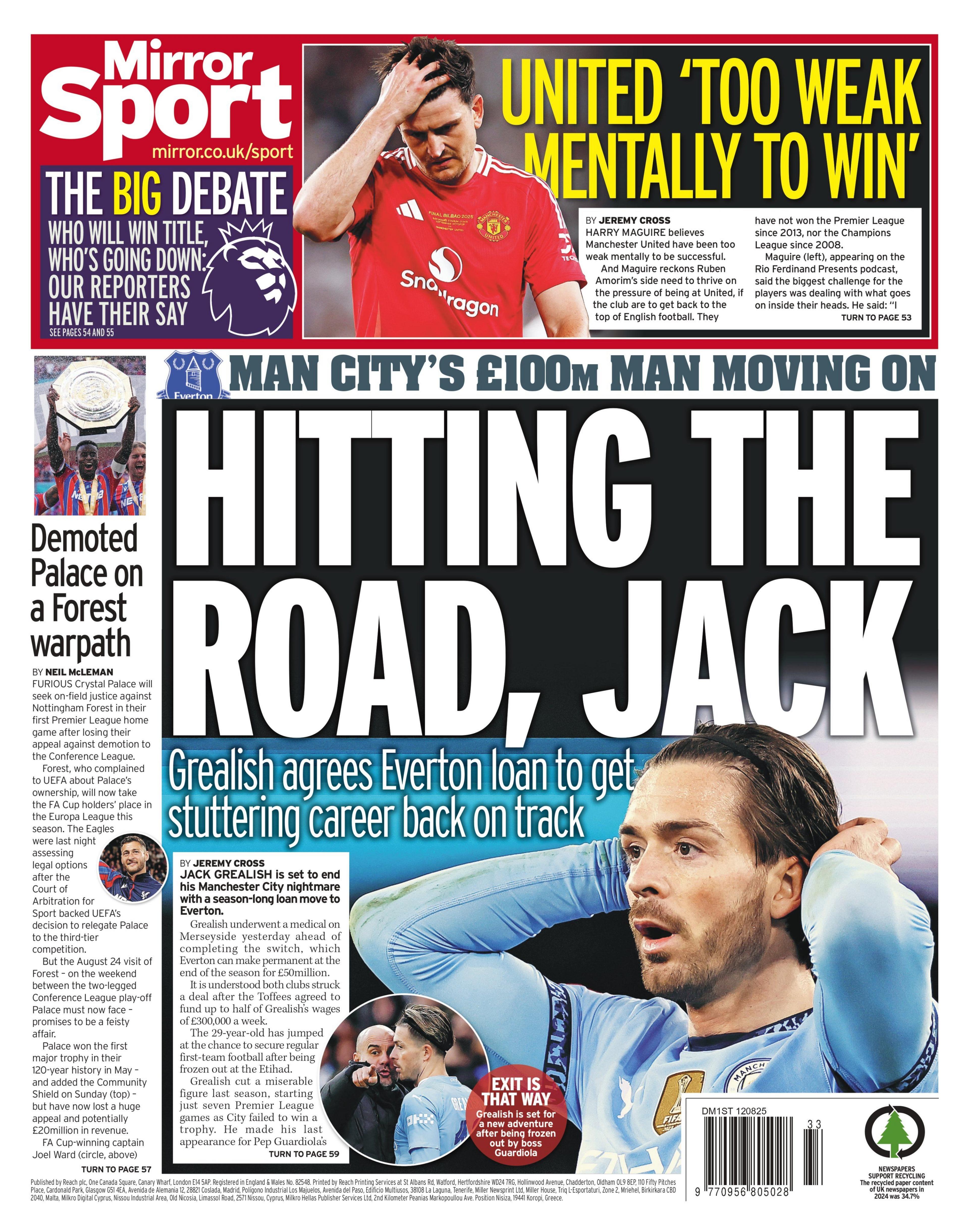 Mirror back page 