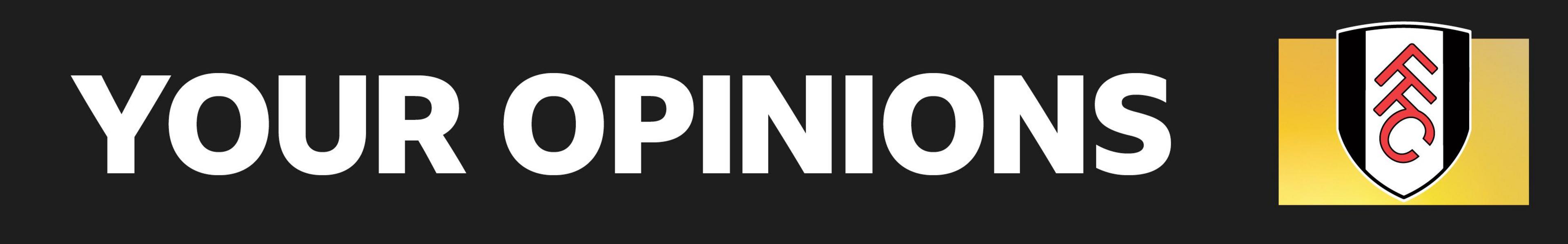 Your Fulham opinions banner