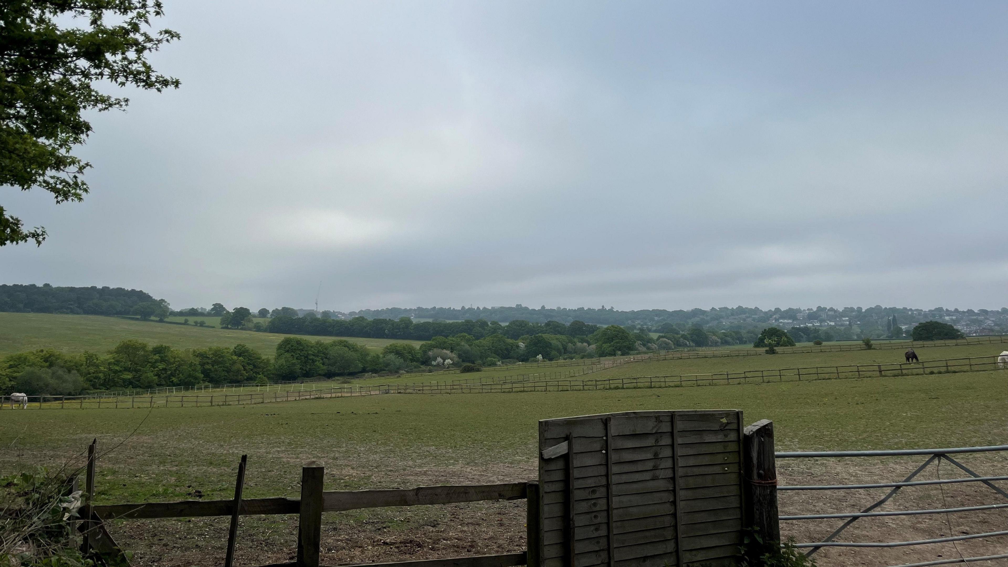 Fields and open countryside in Enfield