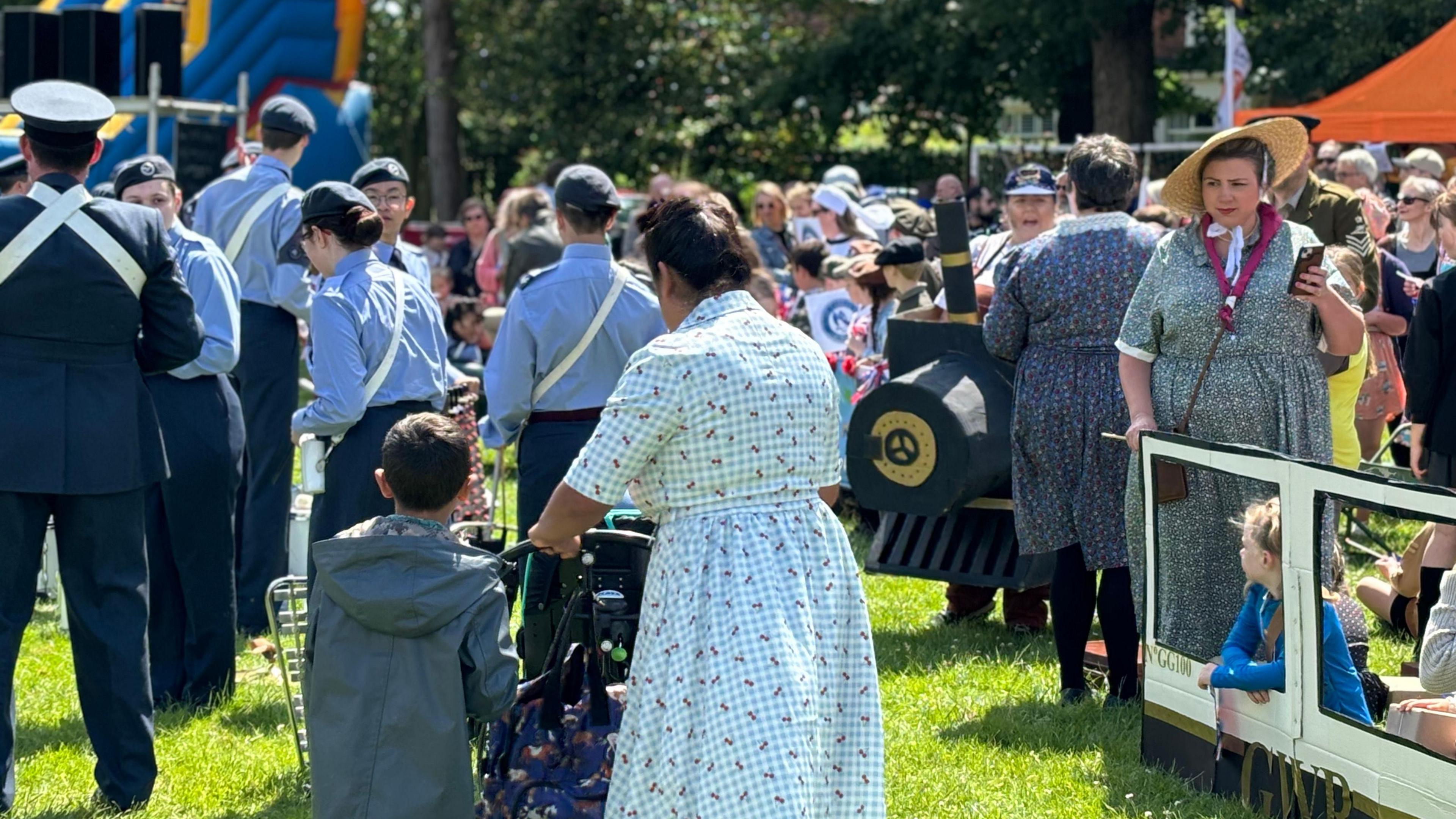 Visitors at Alsager Carnival