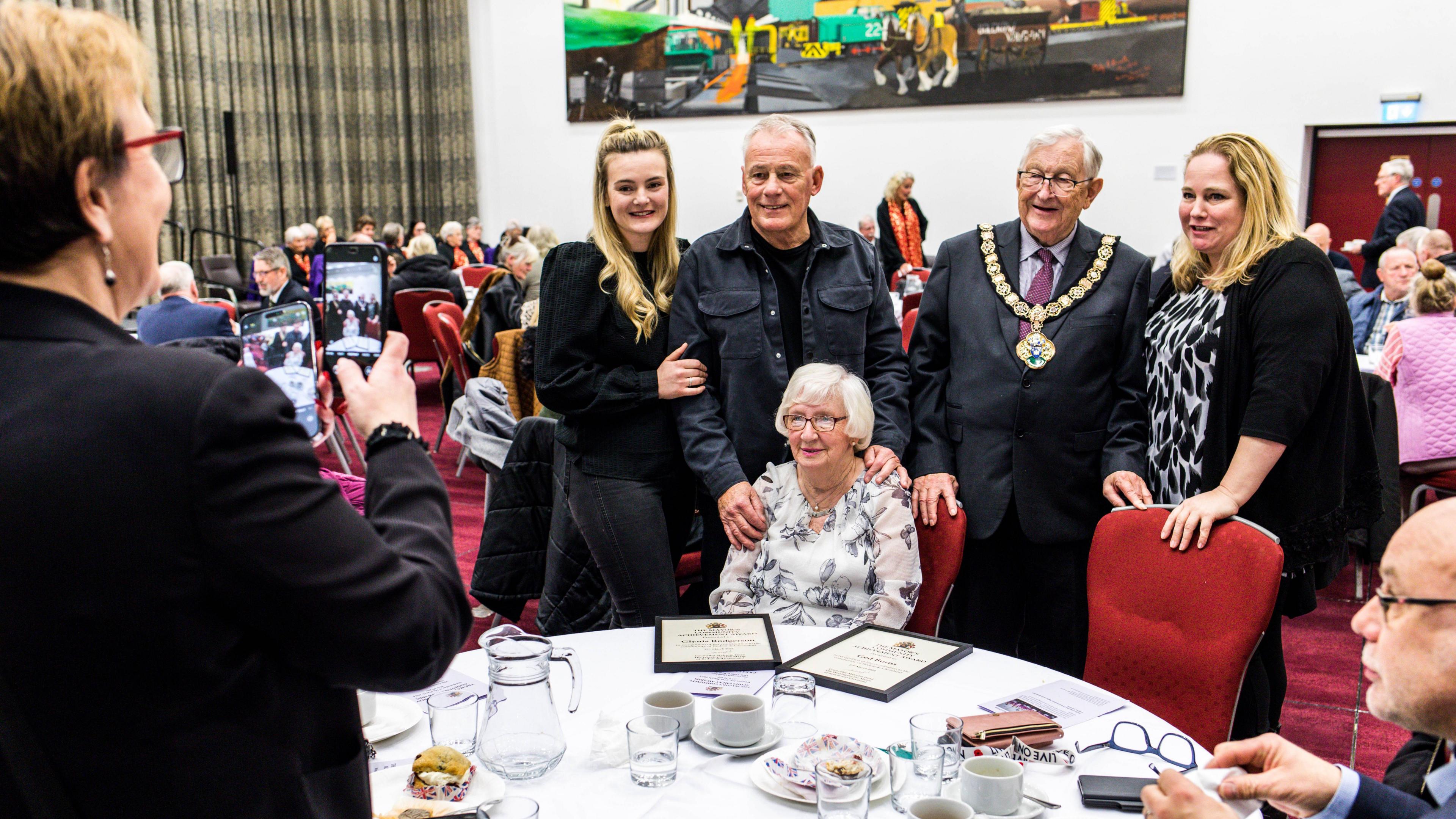 Glynis Rodgerson at the Mayors awards