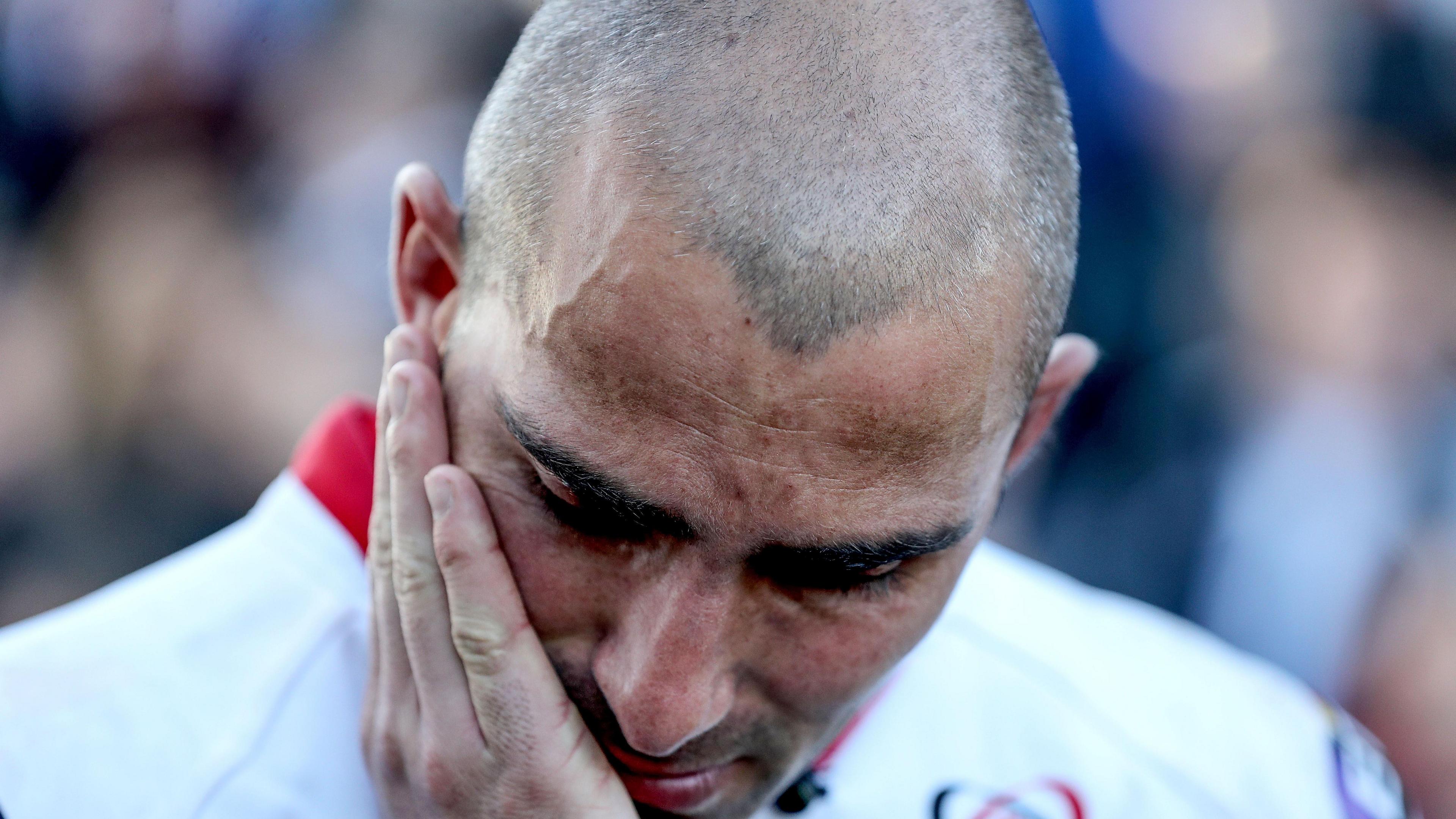 Ruan Pienaar in tears after his last Ulster game