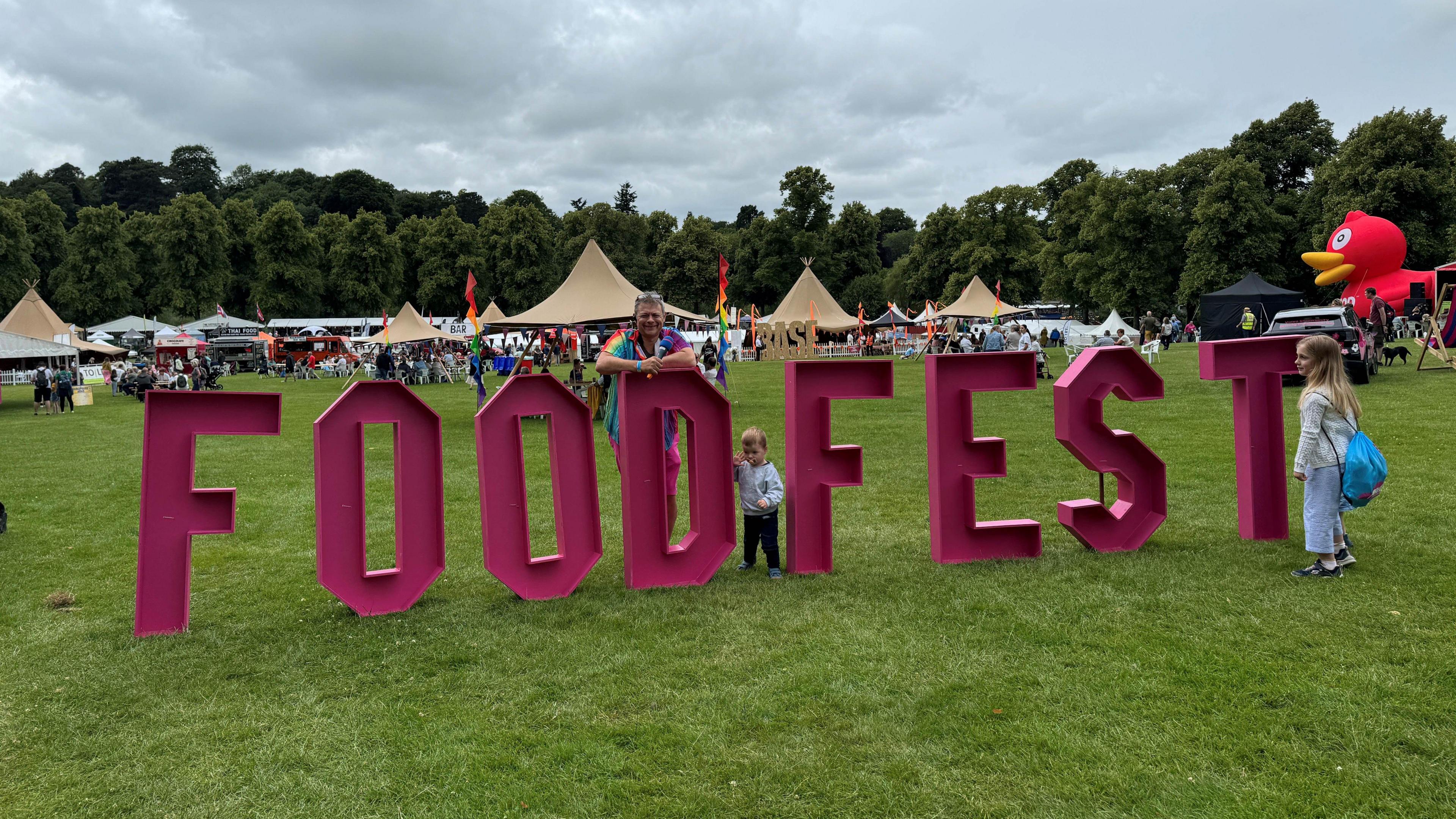 Visitors at Shrewsbury Food Festival