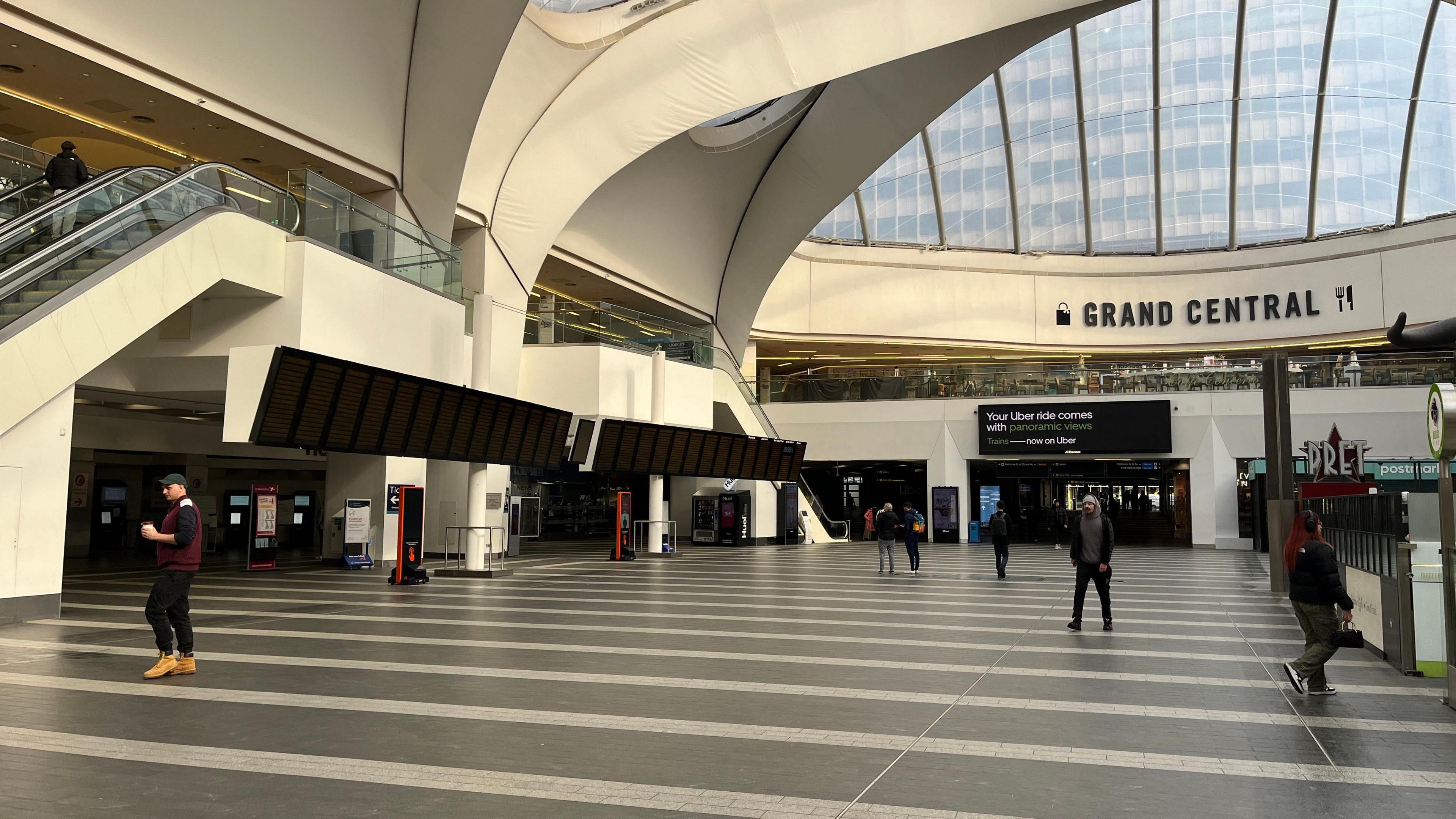 New Street Station during April strike