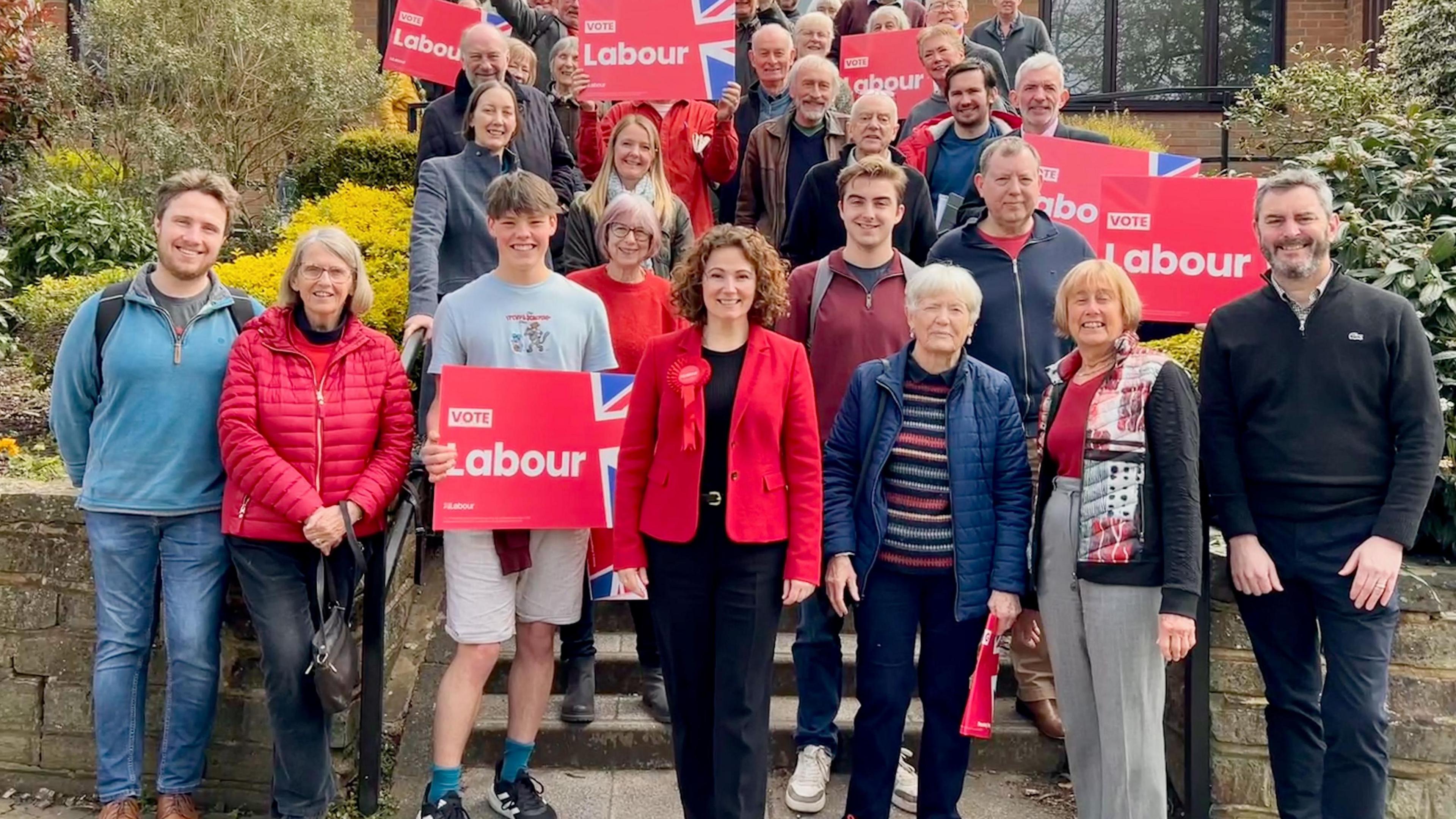 Angeliki Stogia and Labour Party members