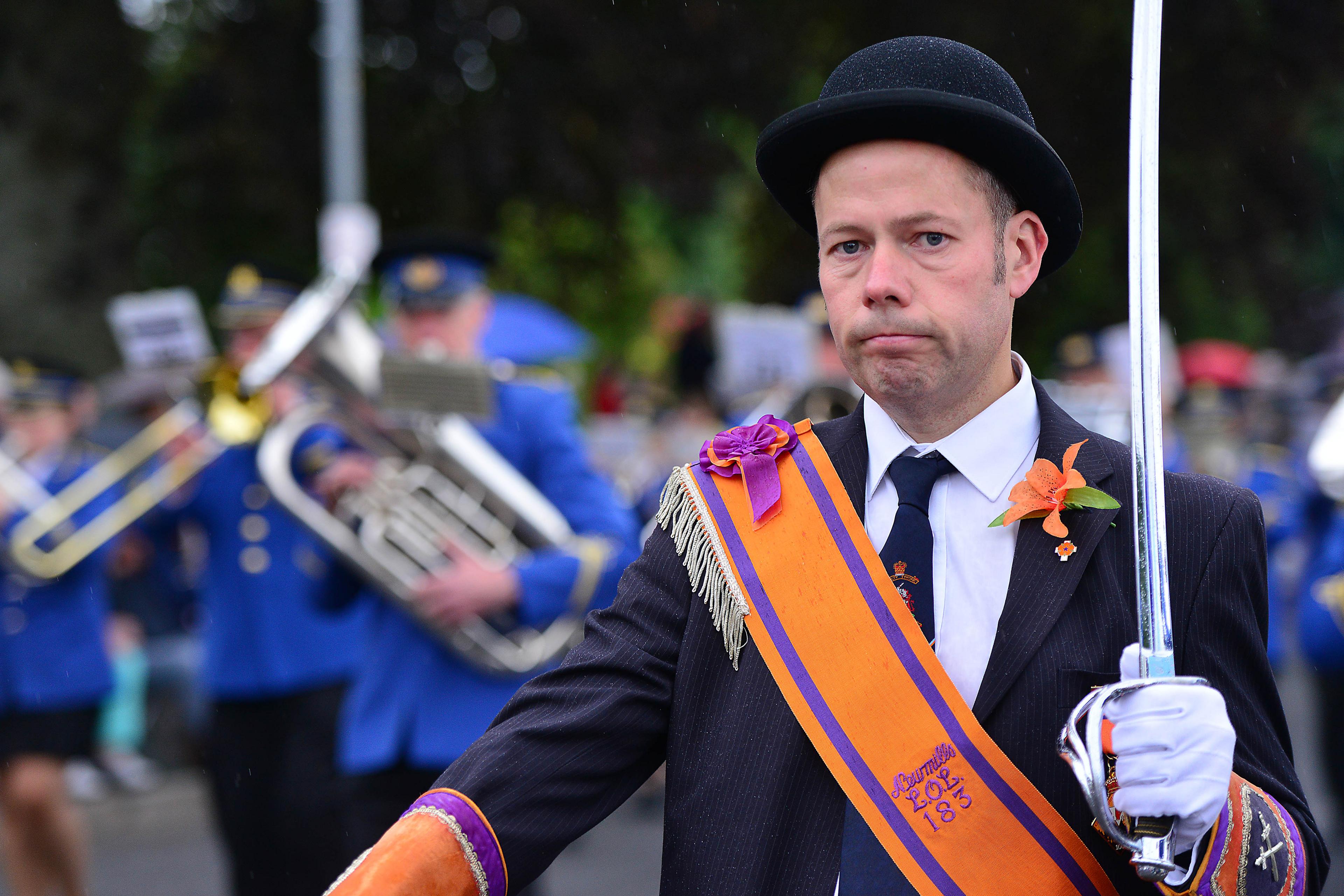 Member of the Orange Order in Castlecaulfield, County Tyrone