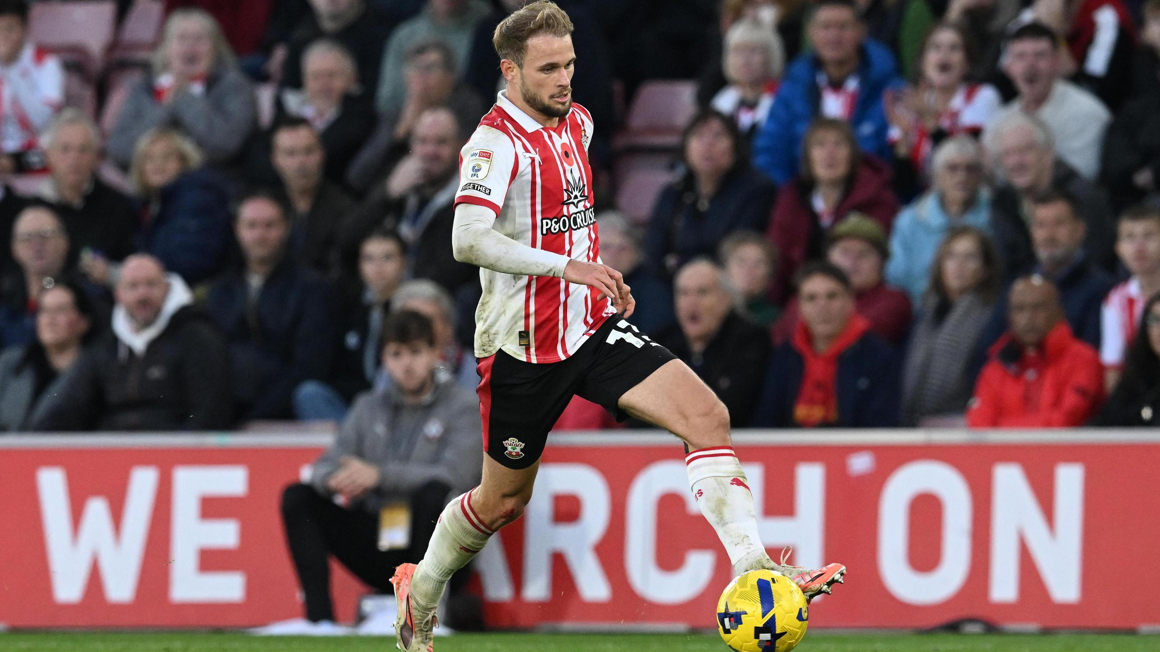 Leo Scienza successful action for Southampton