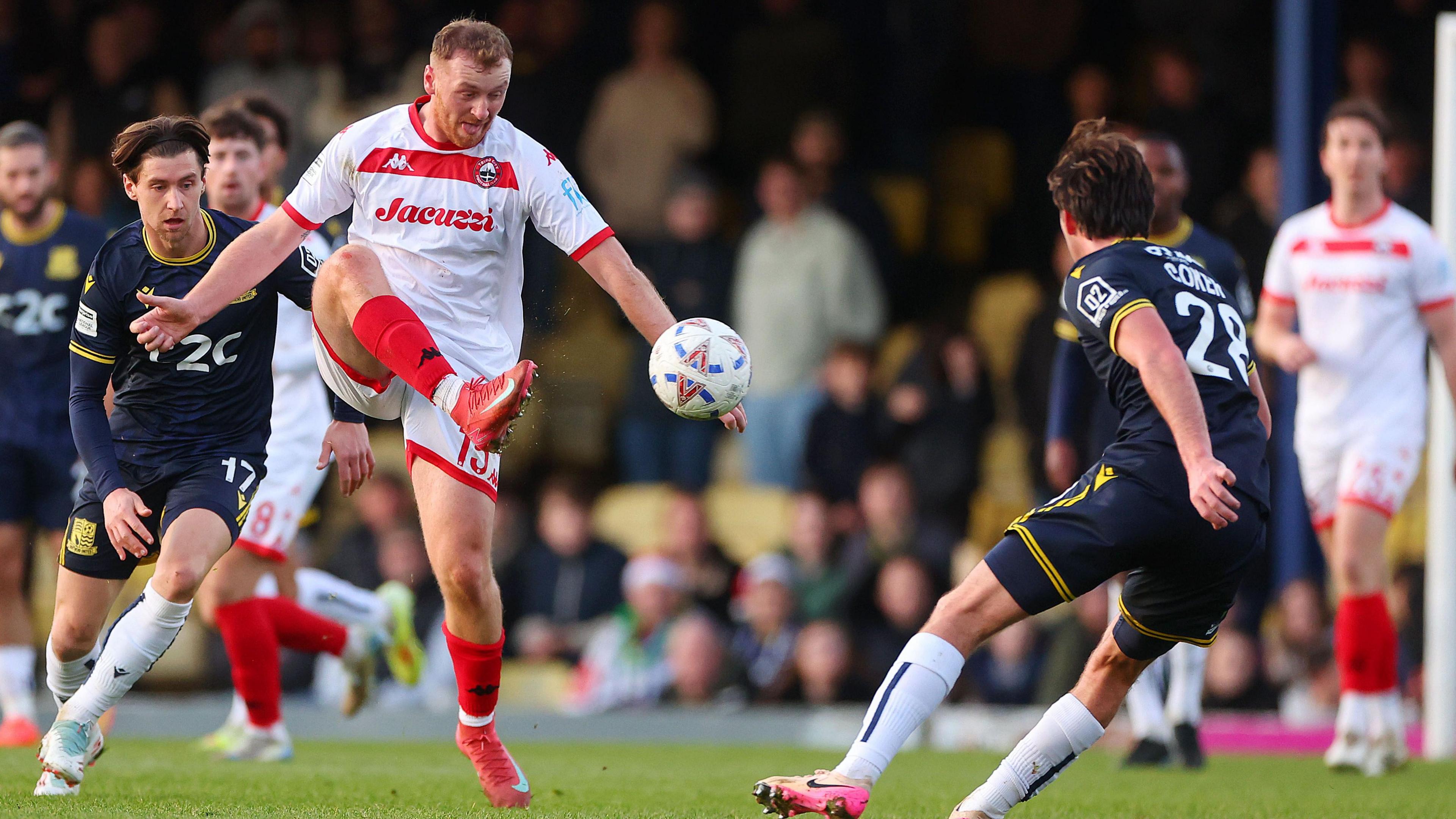 Action from Southend United v Truro City