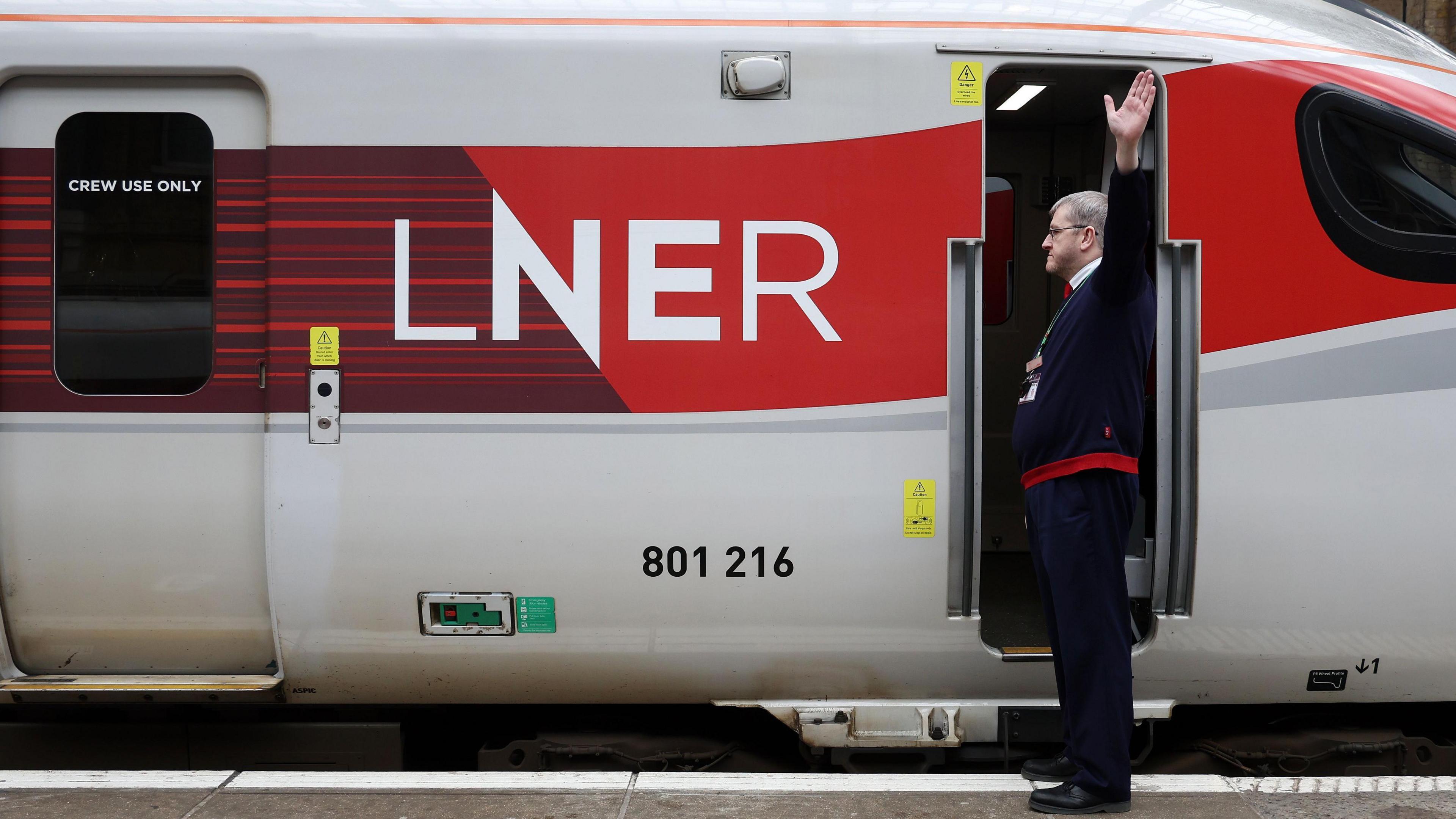 LNER train in Kings Cross