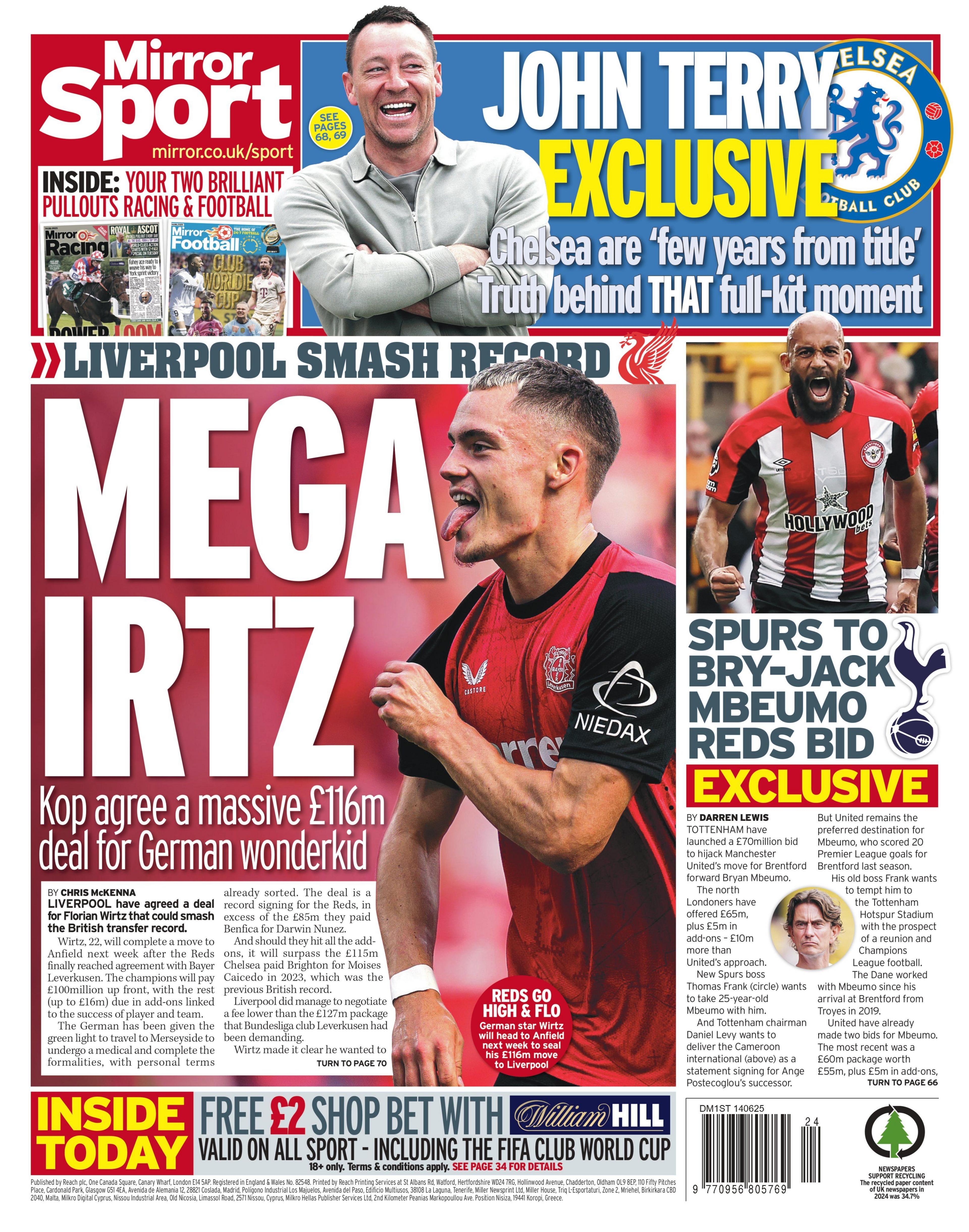 Mirror back page