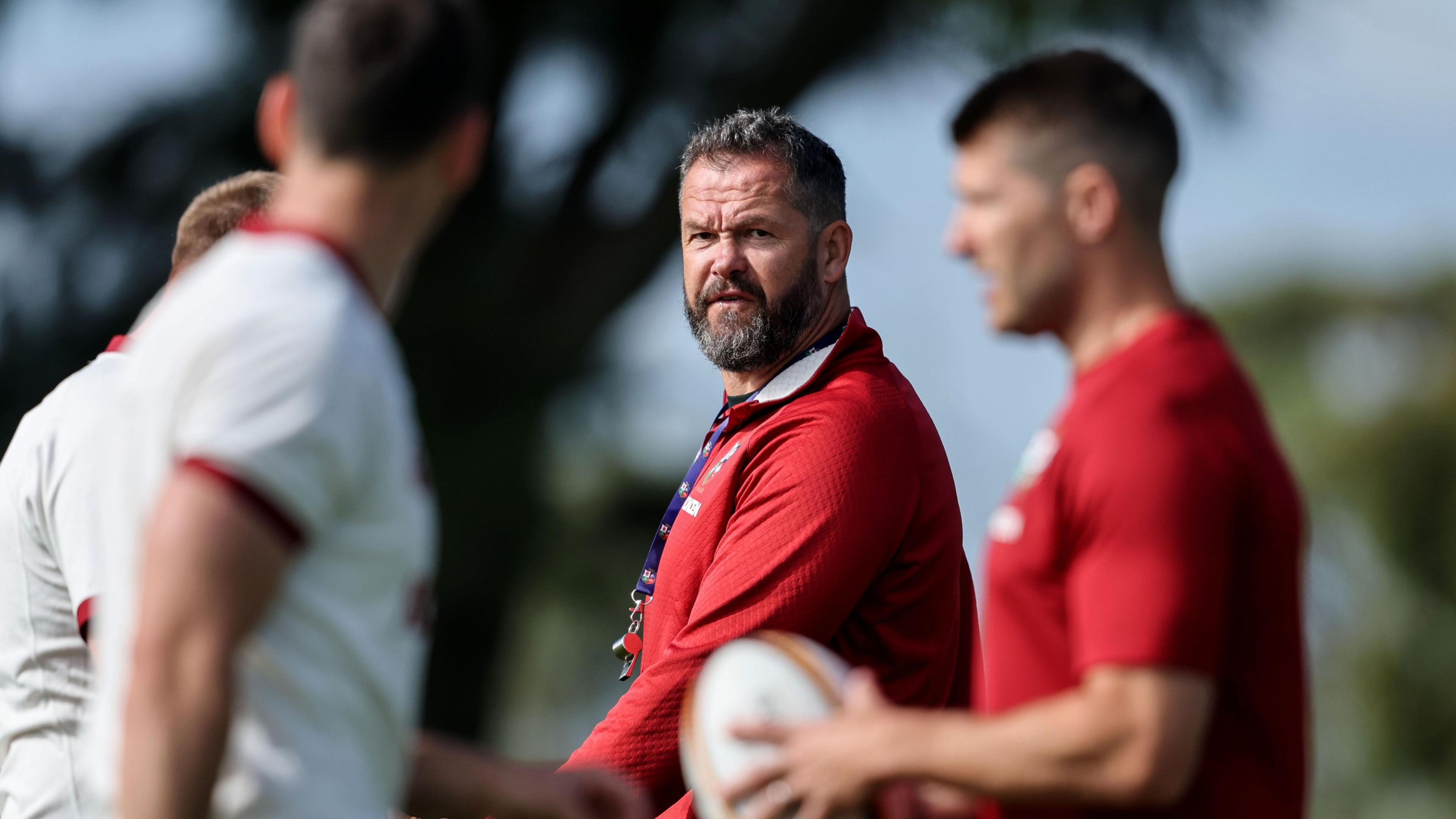 British and Irish Lions head coach Andy Farrell during British & Irish Lions Squad Training, Hale School, Perth, Australia