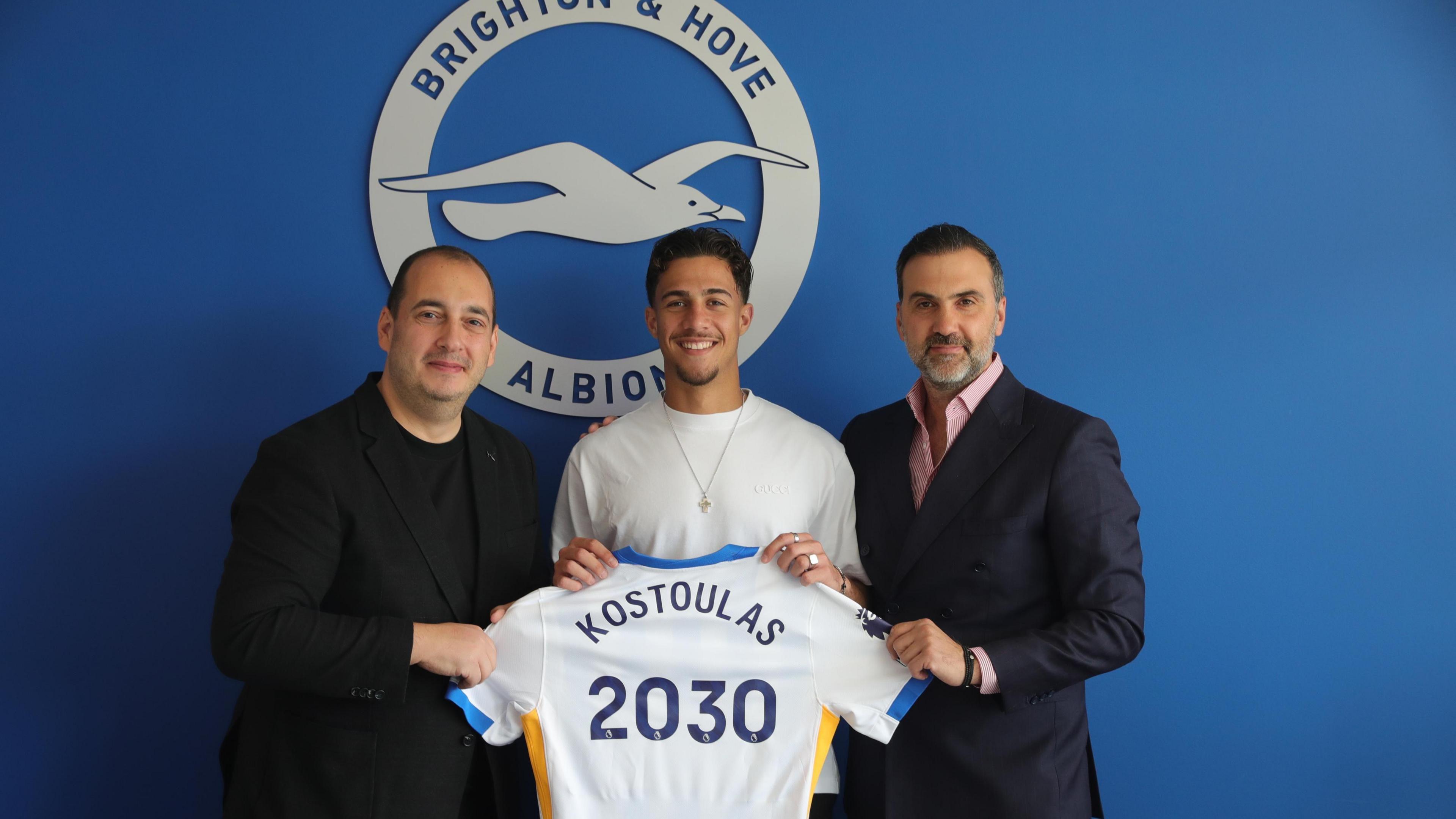 Charalampos Kostoulas with his agents 