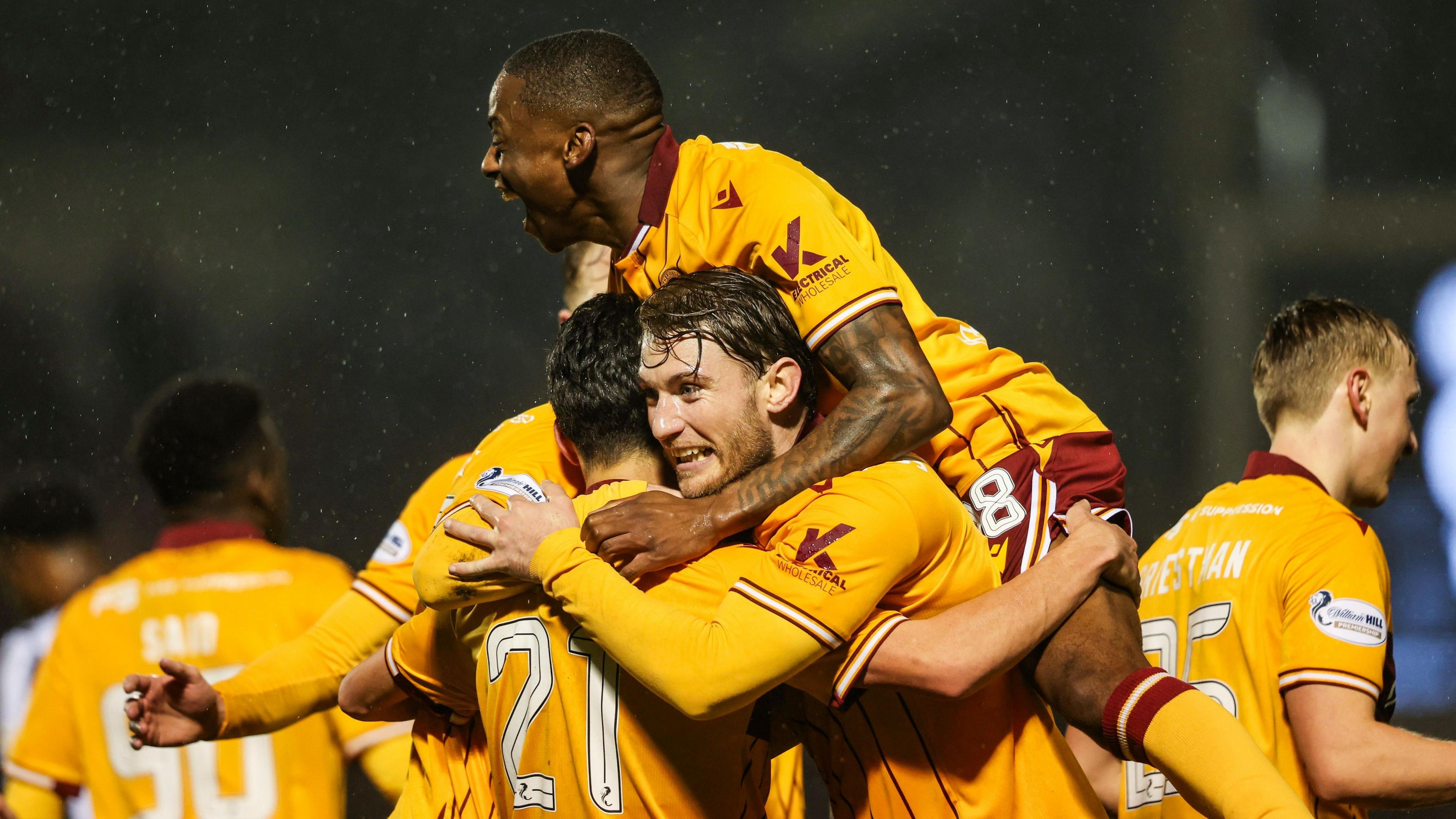Motherwell celebrate
