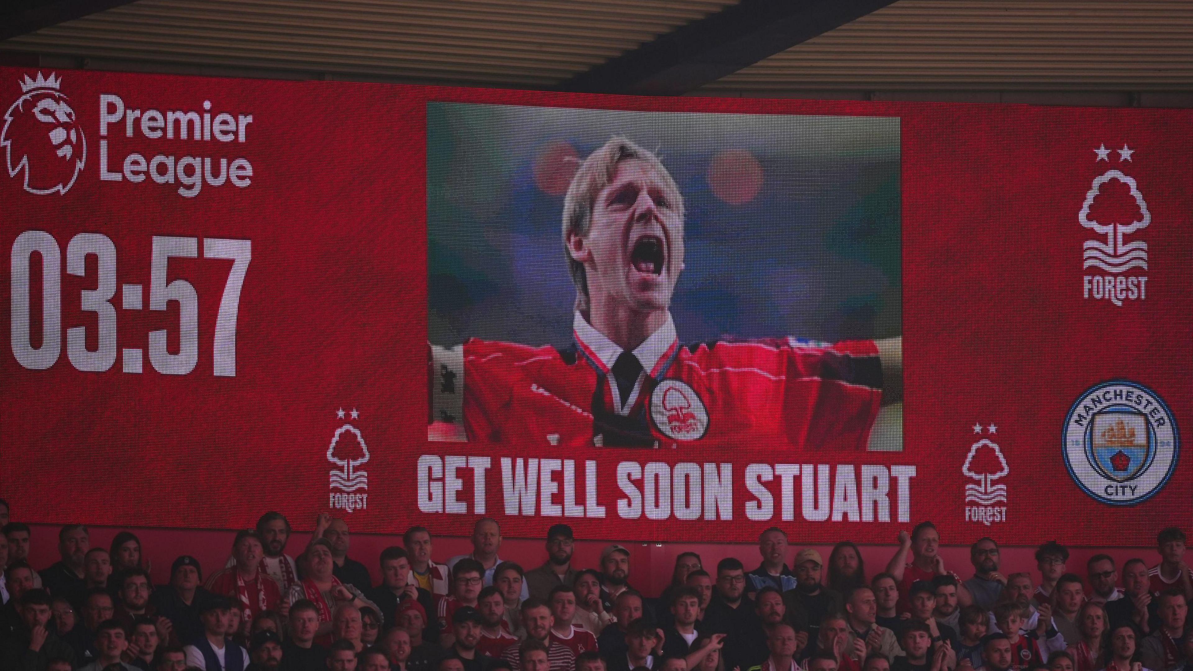 A message of support for Stuart Pearce at Nottingham Forest