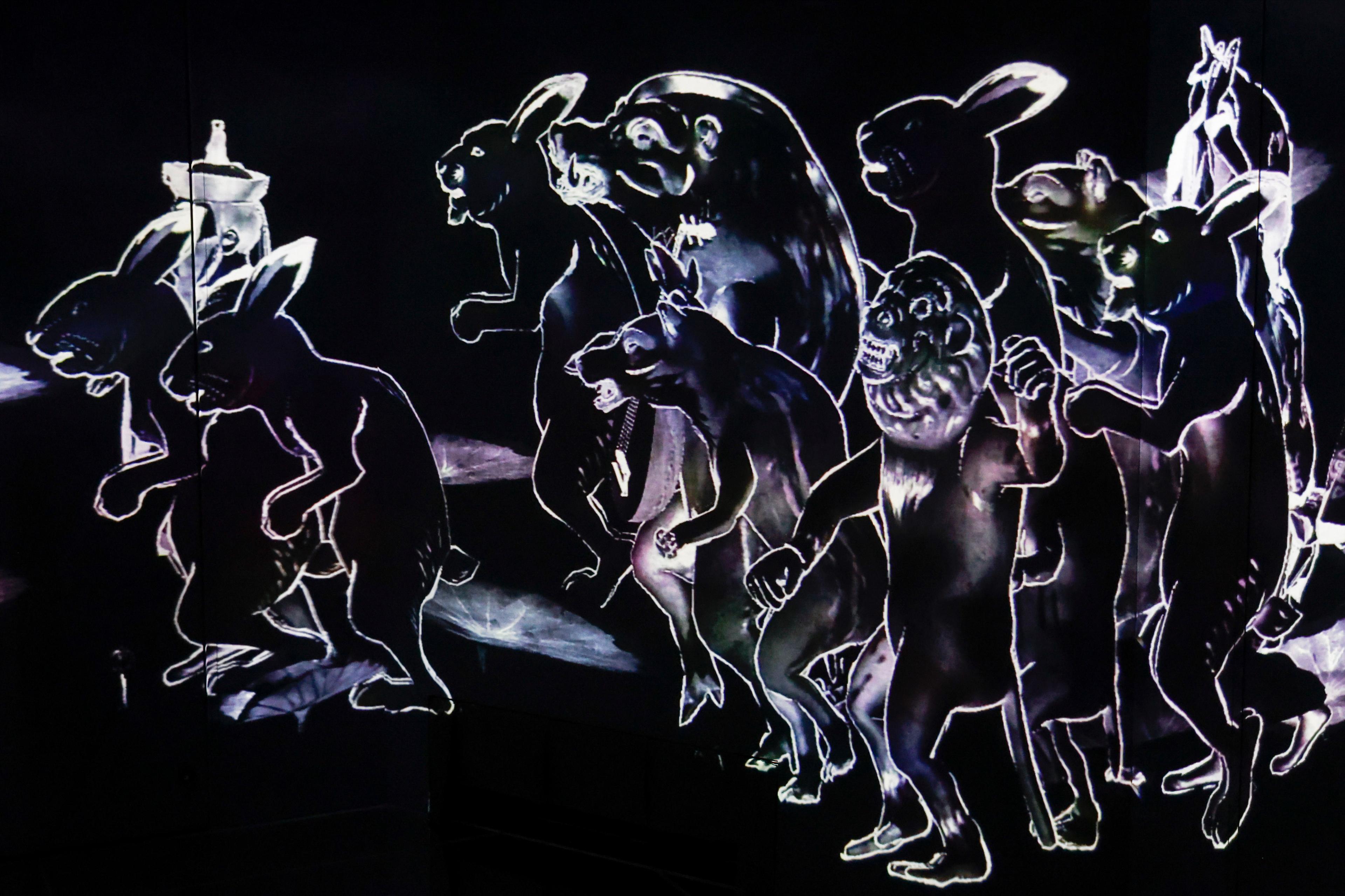 Walk, Walk, Walk an installation at Borderless.