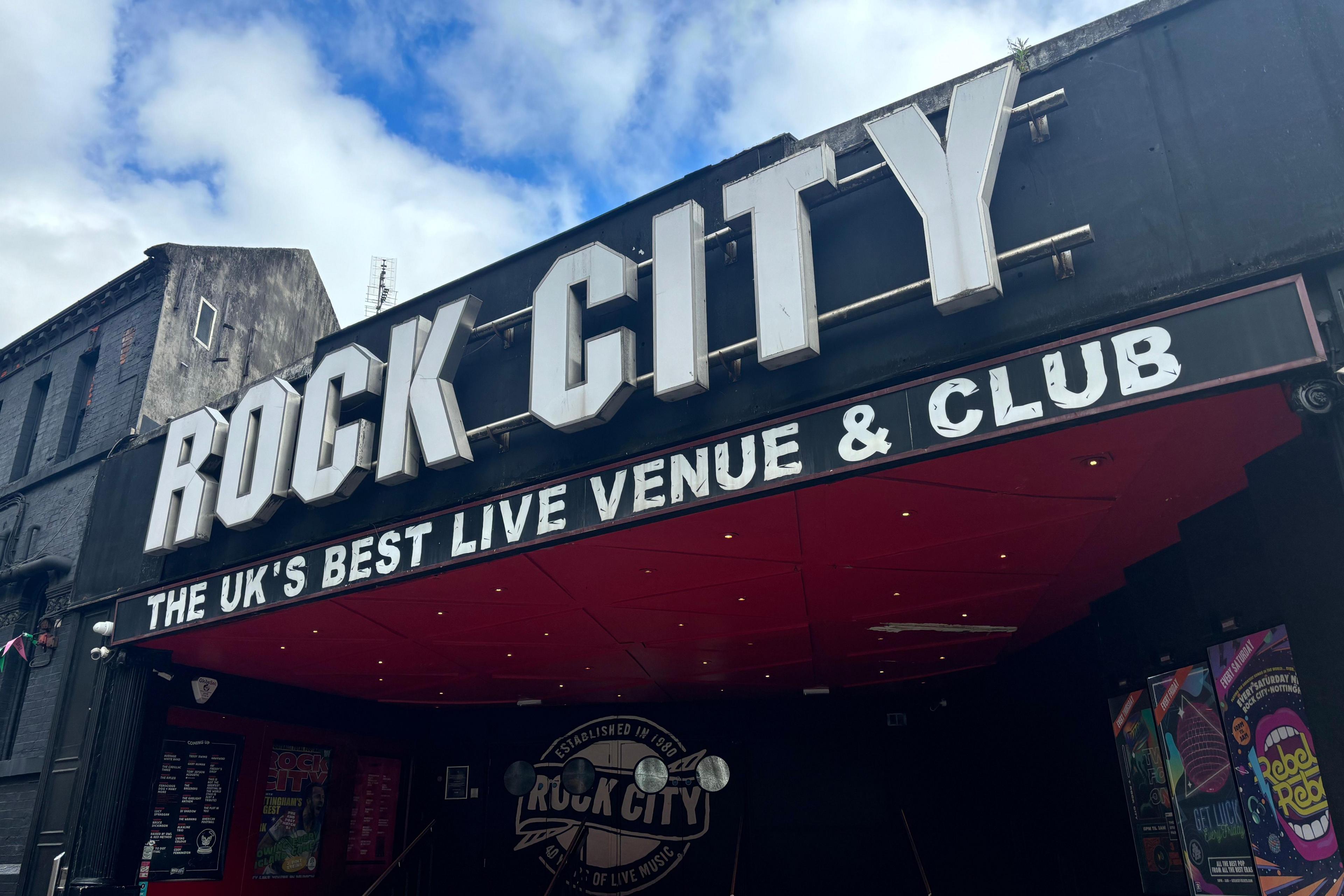 Rock City in Nottingham