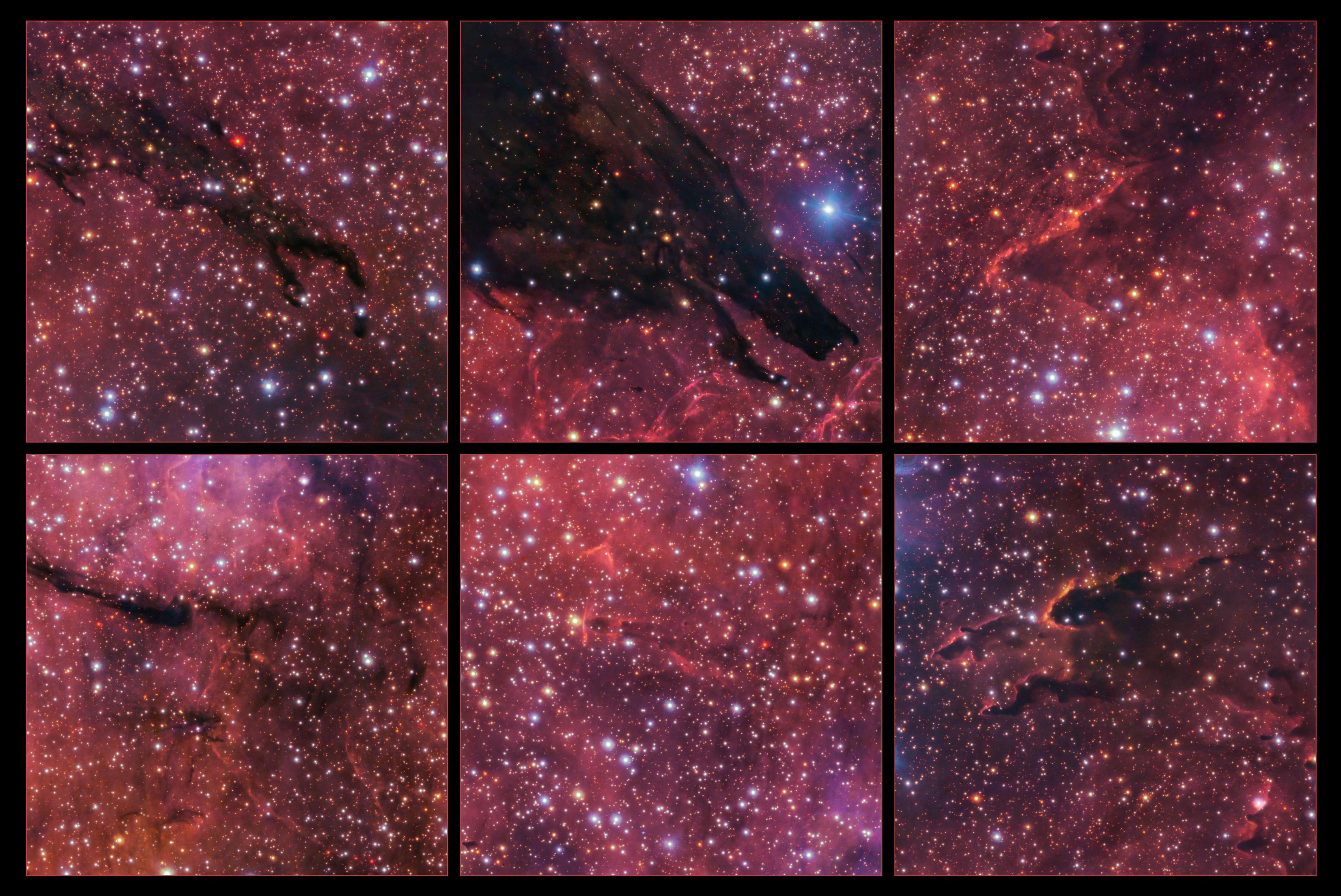 Dark Wolf Nebula, in the Scorpius constellation near the middle of the Milky Way