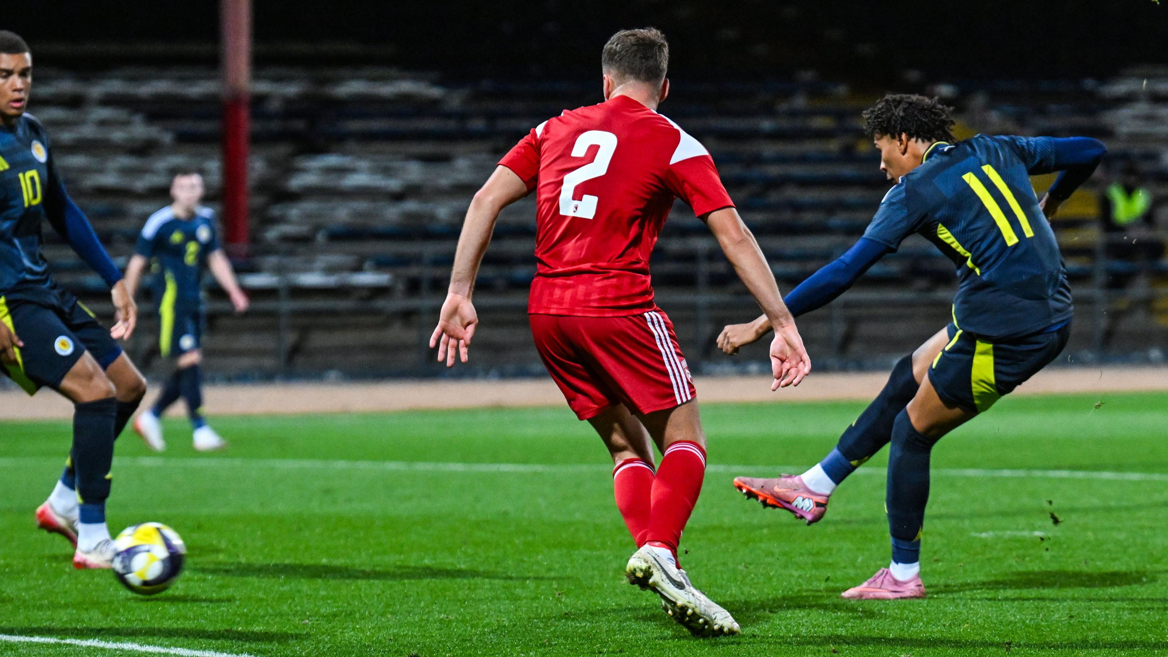 Emilio Lawrence scores for Scotland