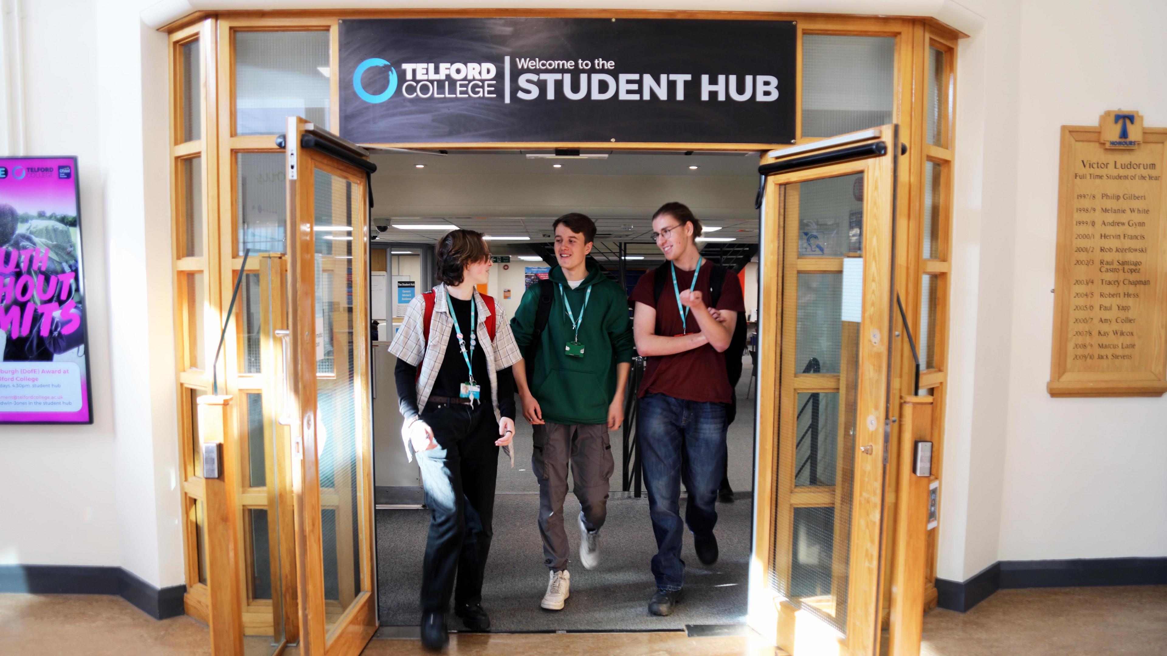 Student hub at Telford College