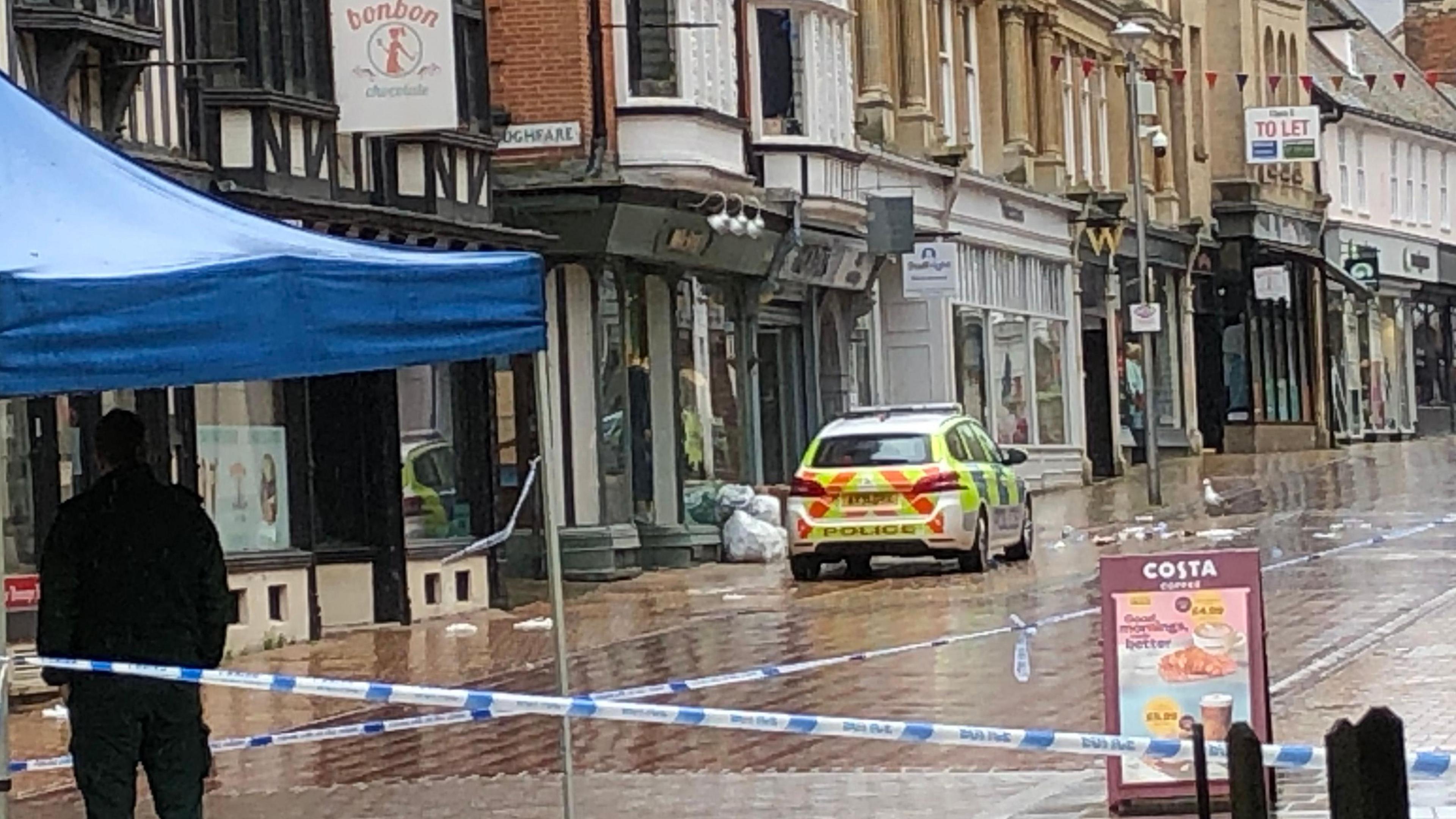 Police car in Ipswich