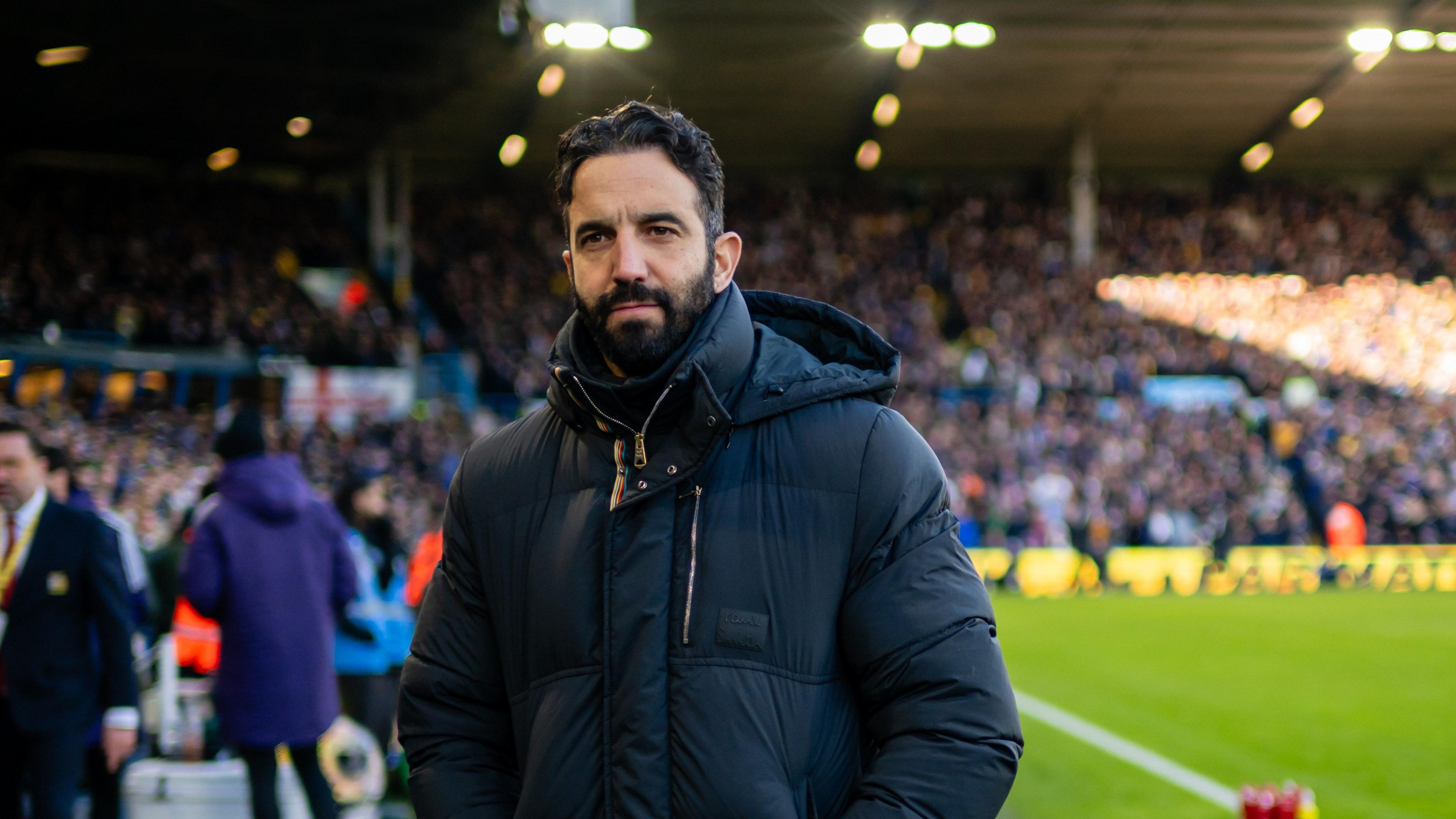 Ruben Amorim looking on before match